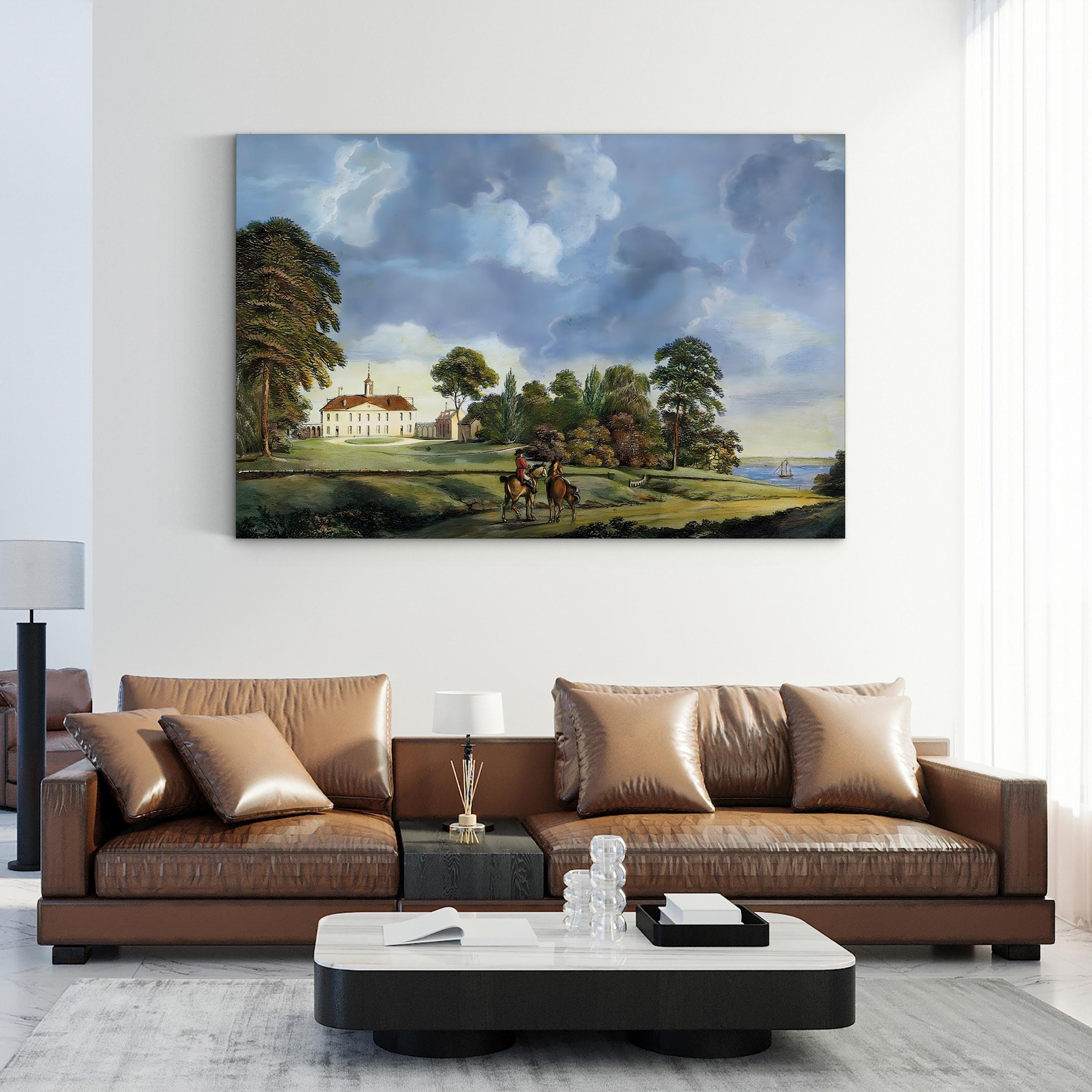 Mount Vernon, 1798 — George Washington’s Estate, Virginia, USA Wall Art by George Isham Parkyns