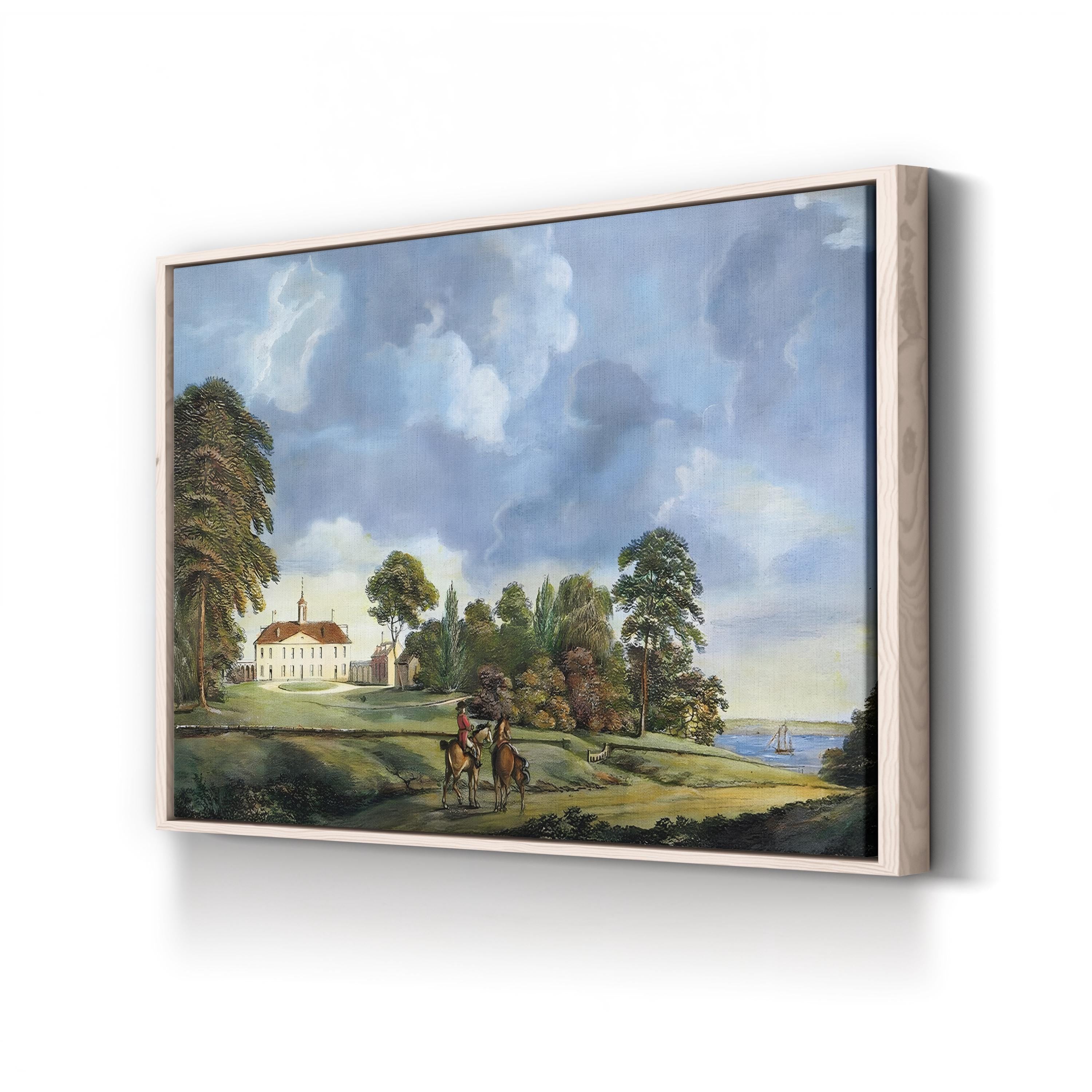 Mount Vernon, 1798 — George Washington’s Estate, Virginia, USA Wall Art by George Isham Parkyns