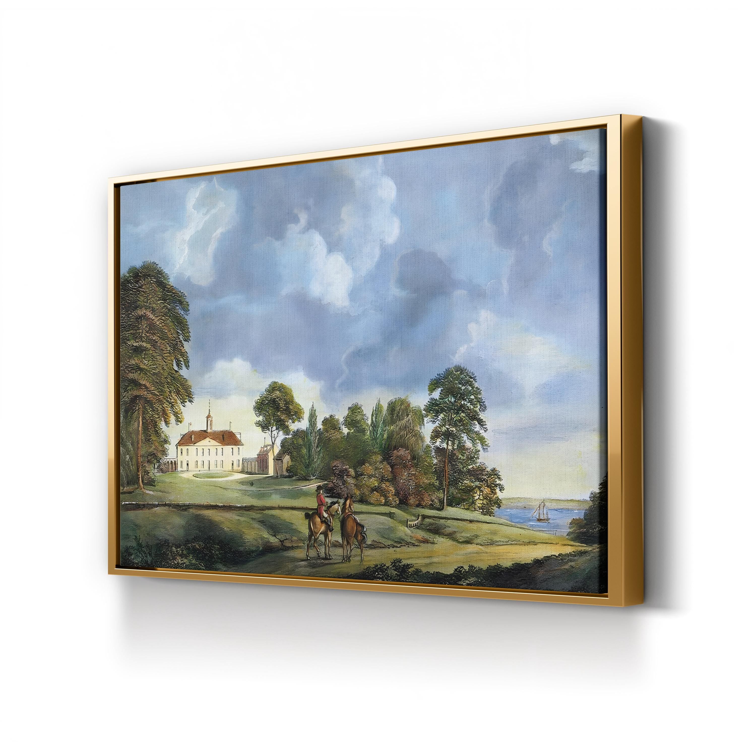 Mount Vernon, 1798 — George Washington’s Estate, Virginia, USA Wall Art by George Isham Parkyns