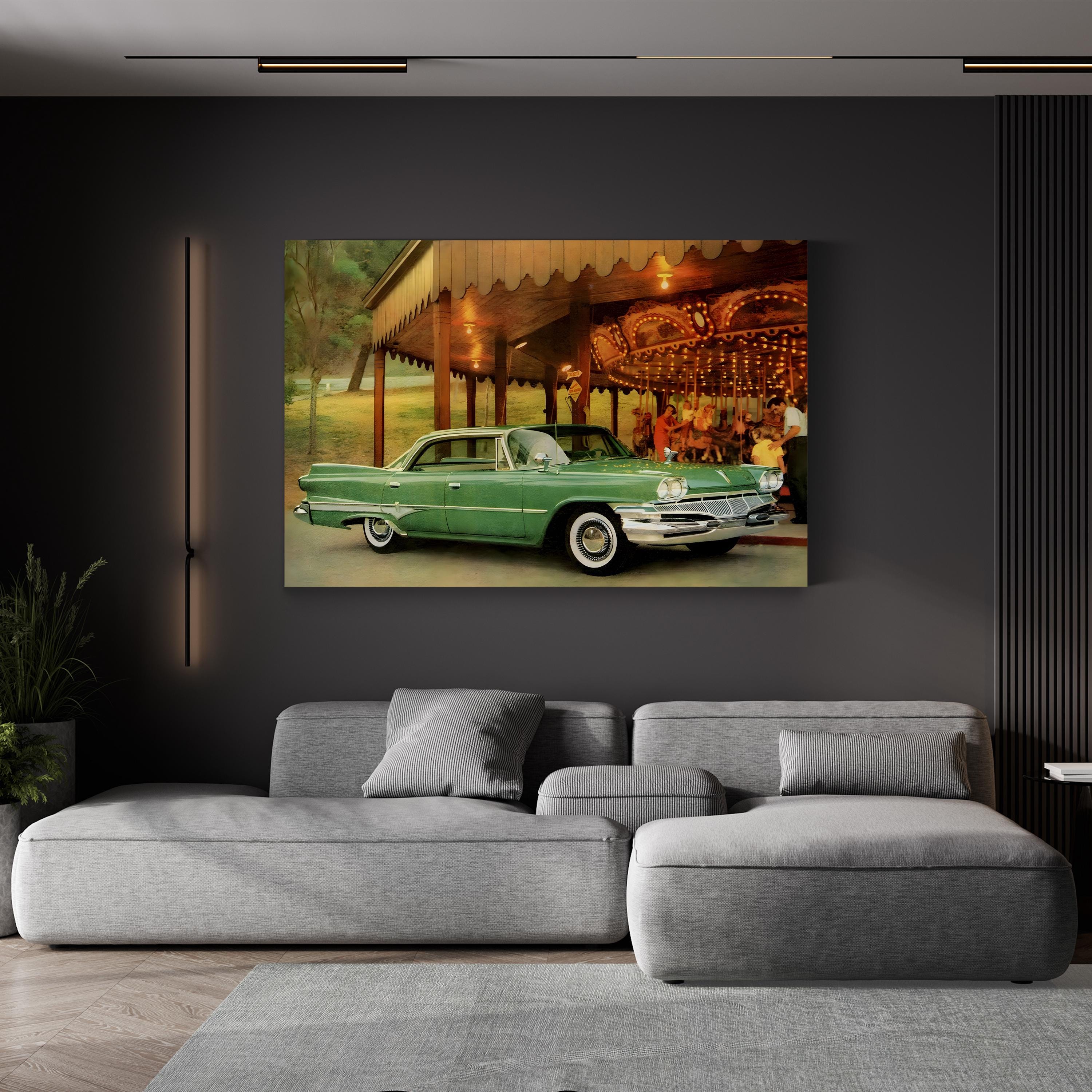 1960s Dodge USA Magazine Advert – Period Advertisement Wall Art | Vintage Automotive Canvas Print