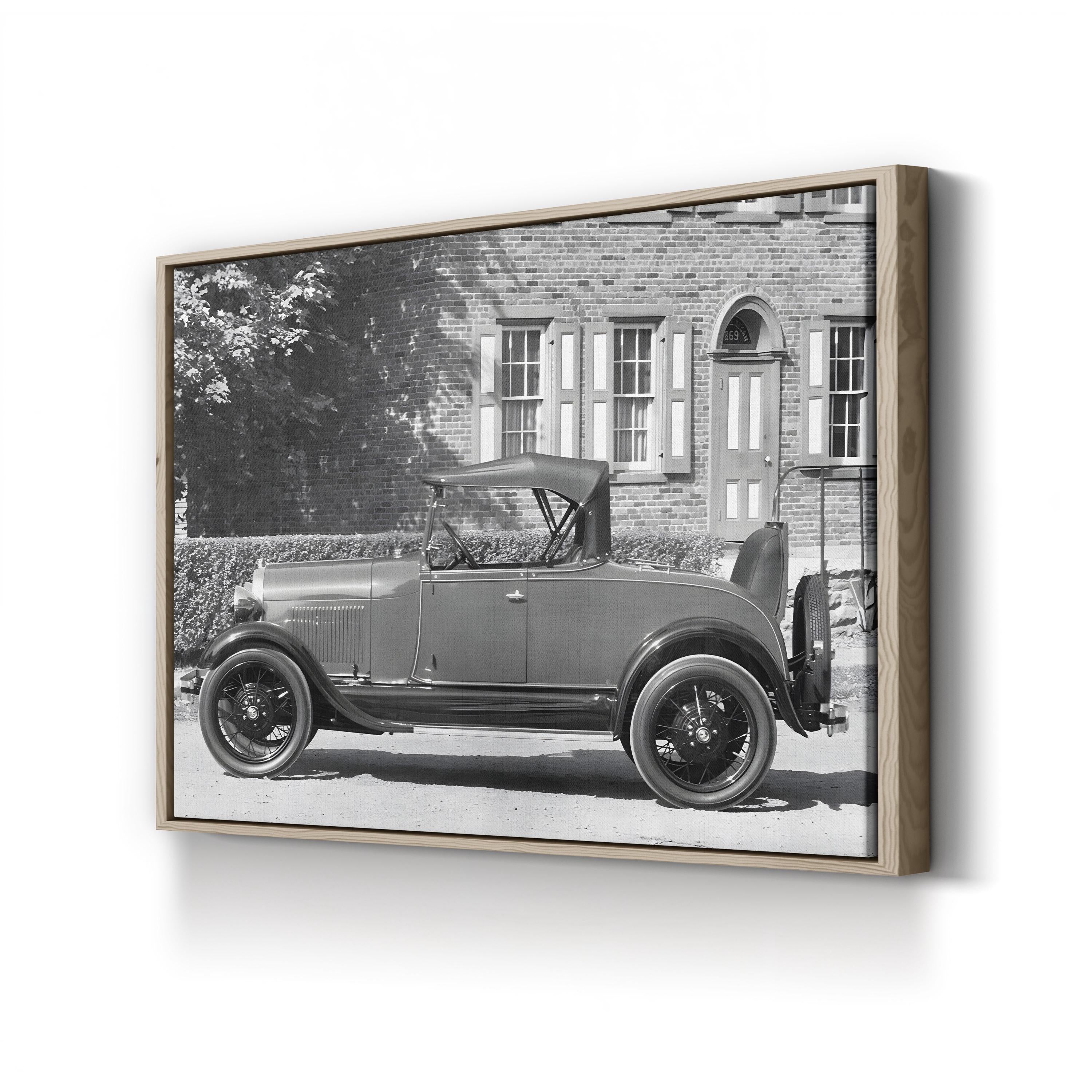 1929 Model A Ford, Henry Ford Museum – Vintage Photography Wall Art | Classic Automotive Canvas Print