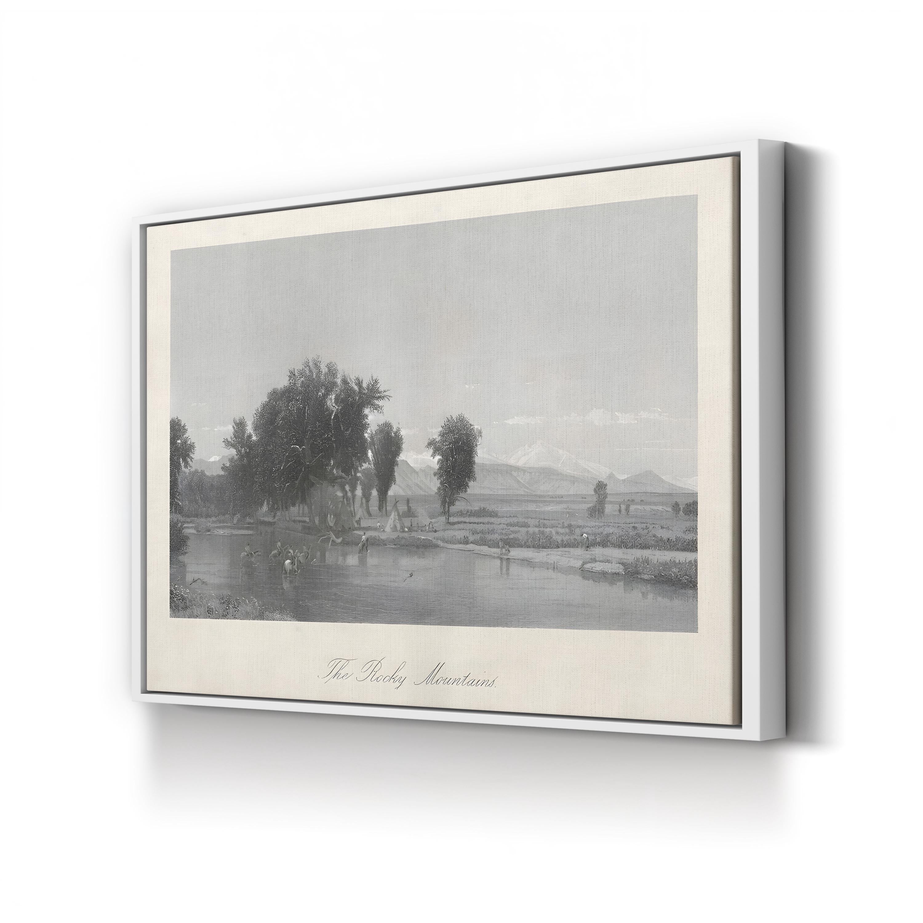 The Rocky Mountains Wall Art by William Cullen Bryant – Historic Landscape Canvas Print (1859)
