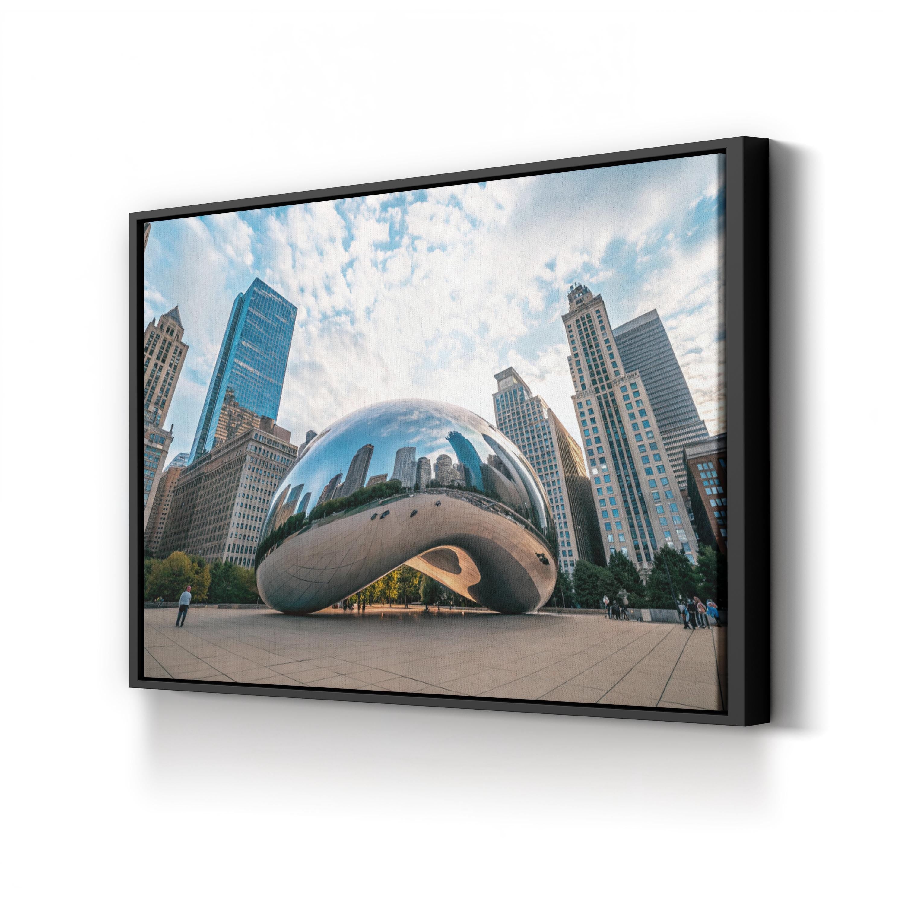 Cloud Gate in Millennium Park: Chicago Cityscape Photography