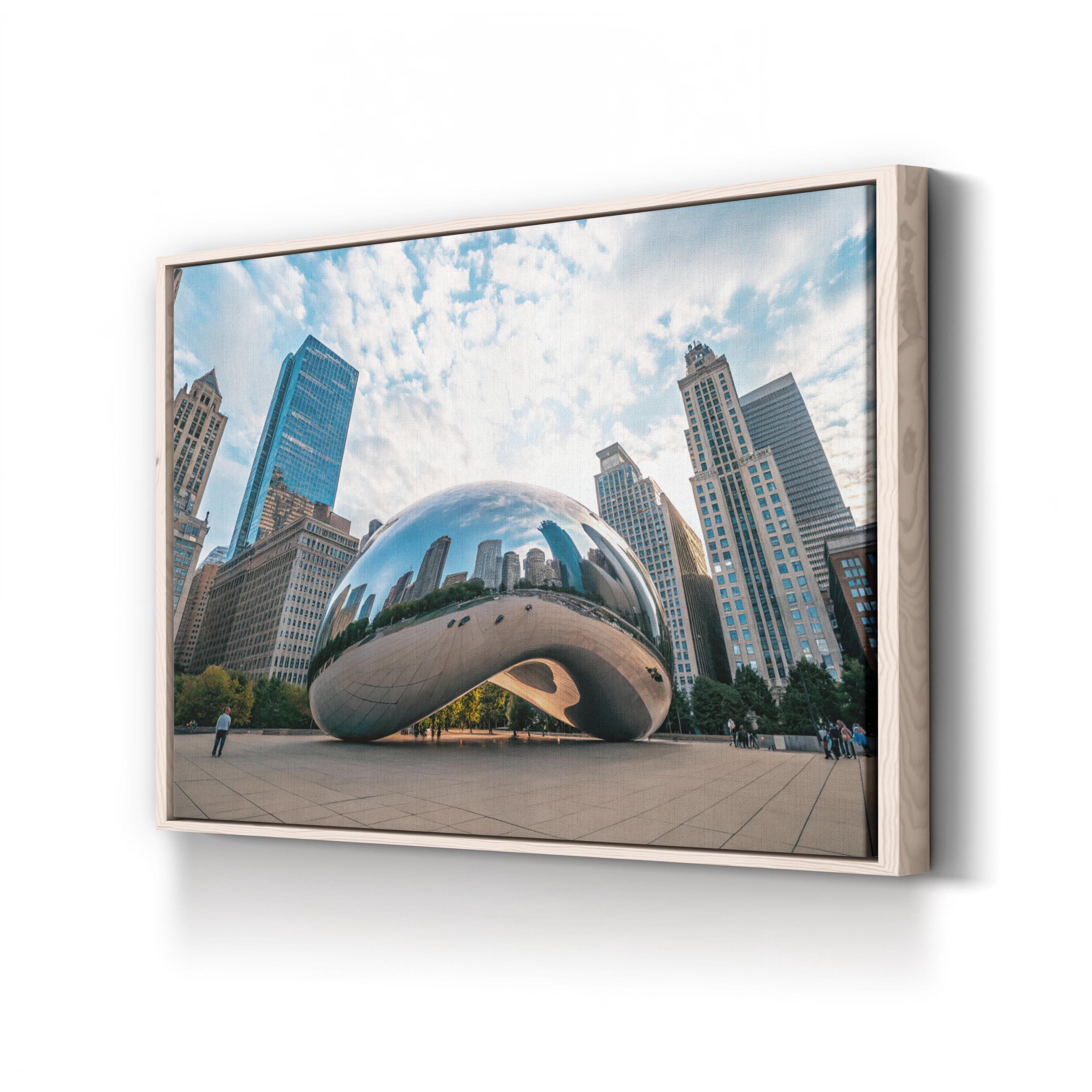 Cloud Gate in Millennium Park: Chicago Cityscape Photography
