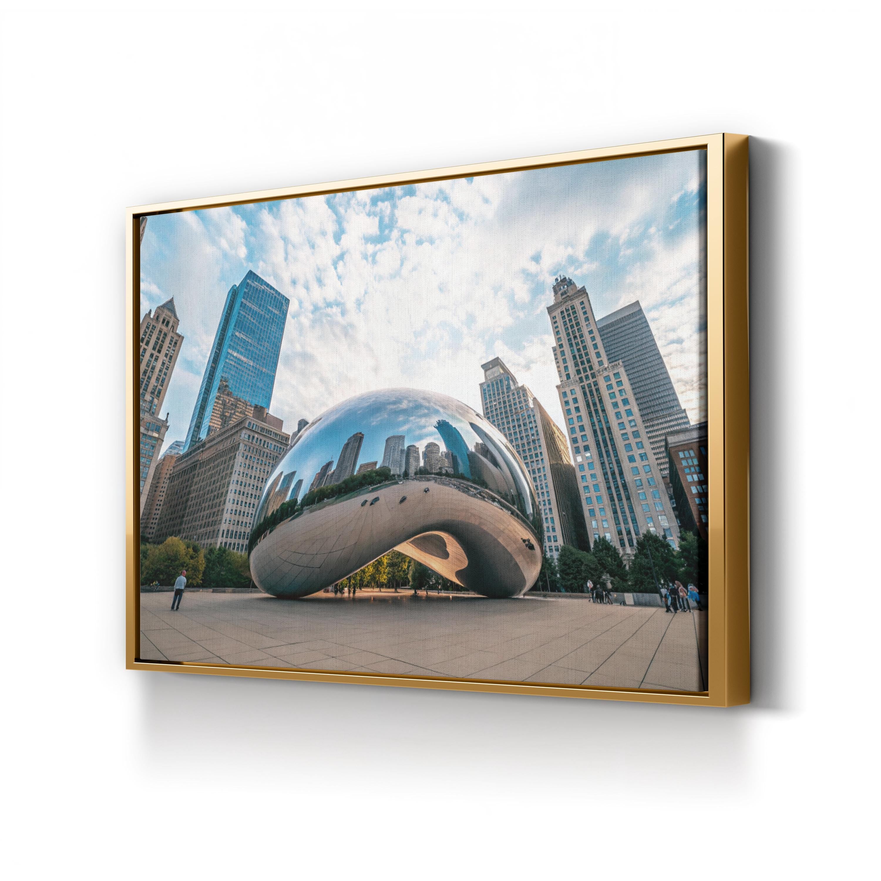 Cloud Gate in Millennium Park: Chicago Cityscape Photography