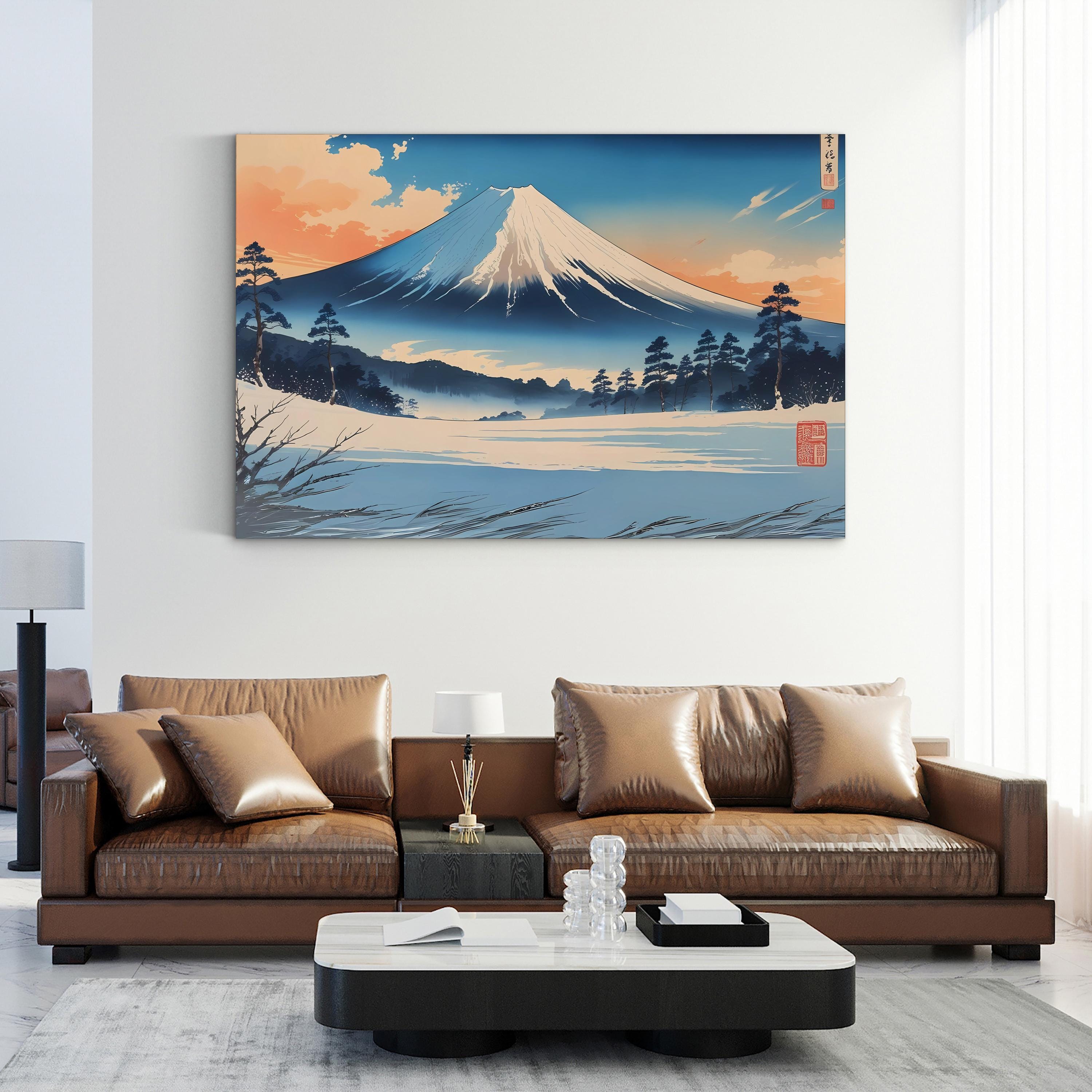 Mount Fuji at Sunset in Honshu, Japan Wall Art