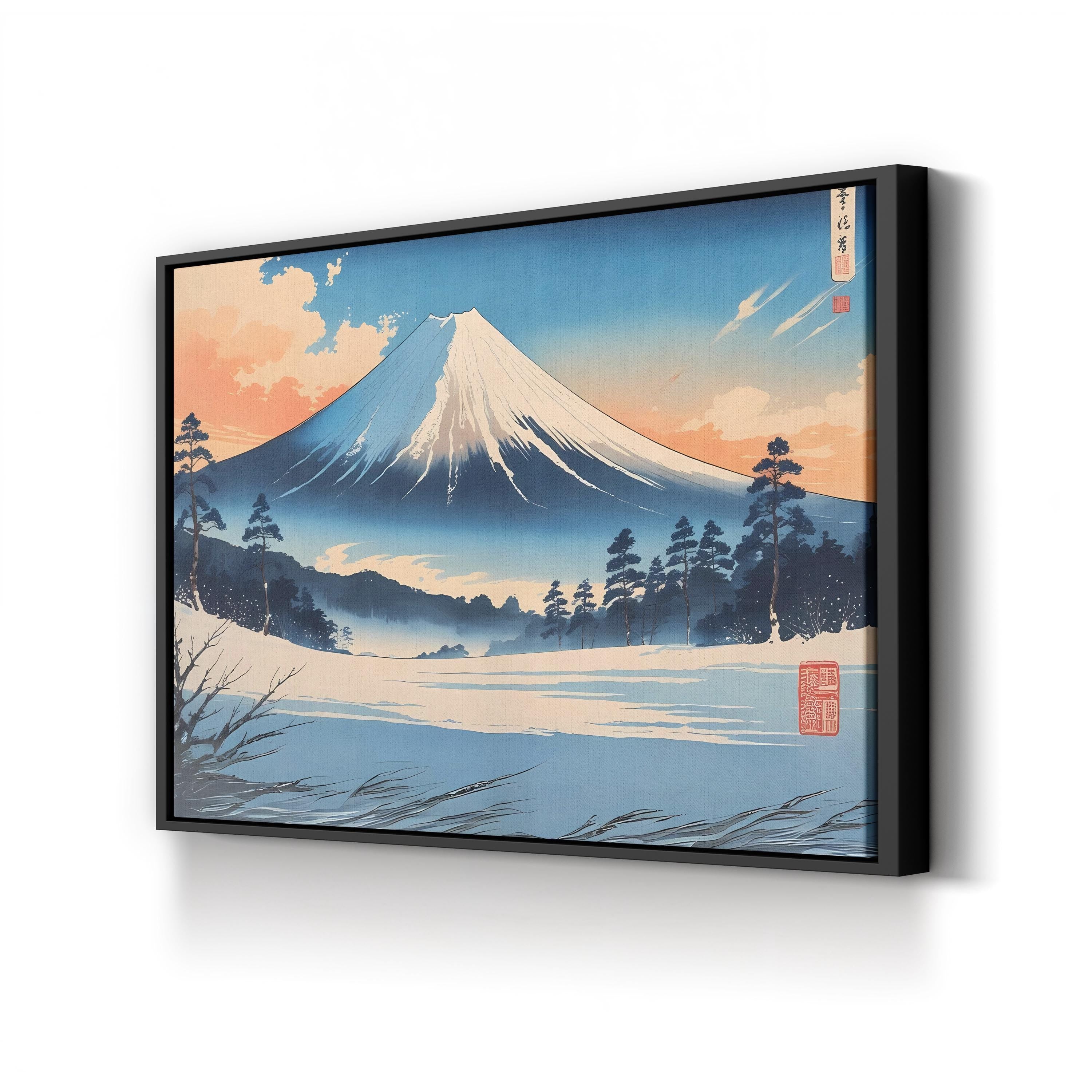 Mount Fuji at Sunset in Honshu, Japan Wall Art