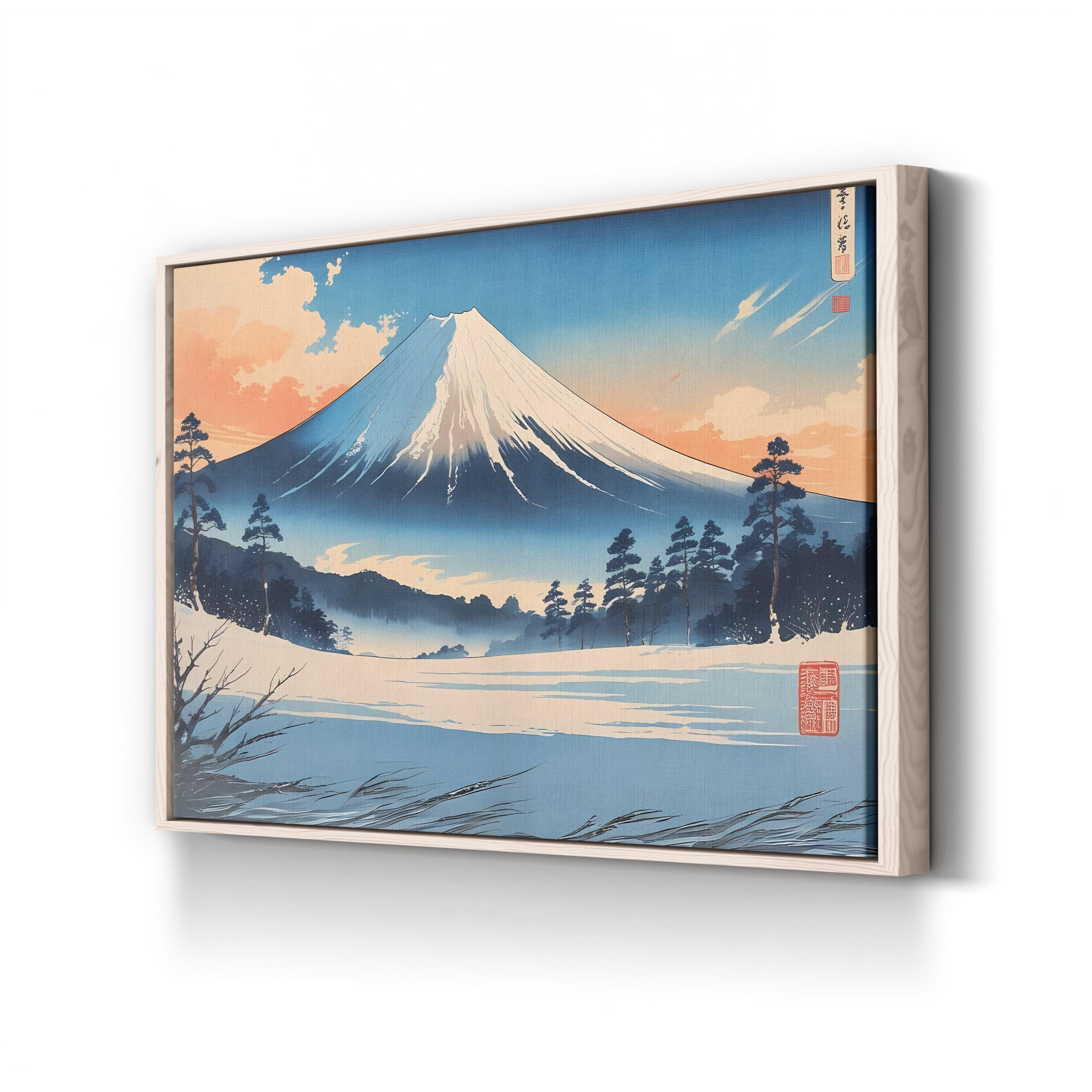 Mount Fuji at Sunset in Honshu, Japan Wall Art