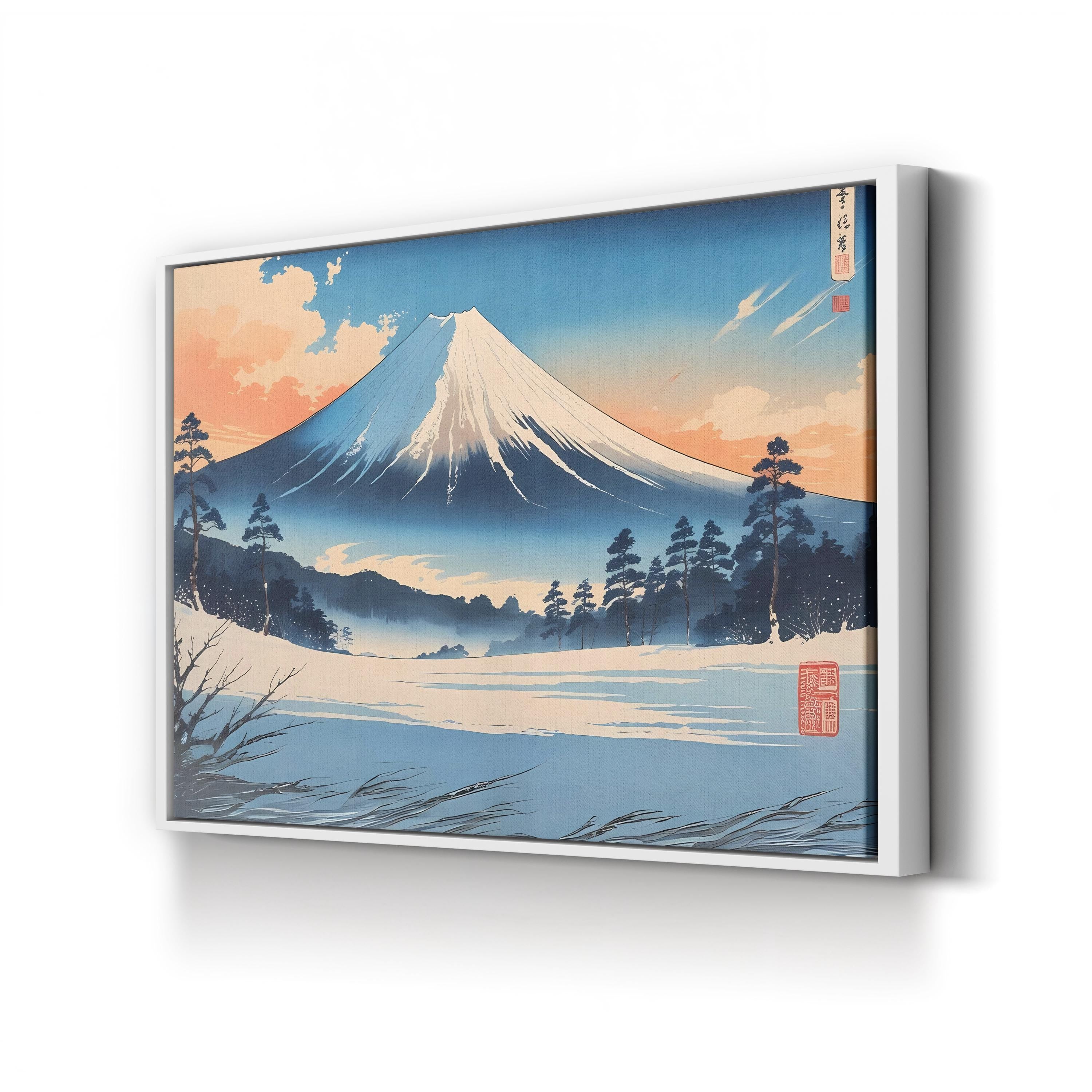 Mount Fuji at Sunset in Honshu, Japan Wall Art