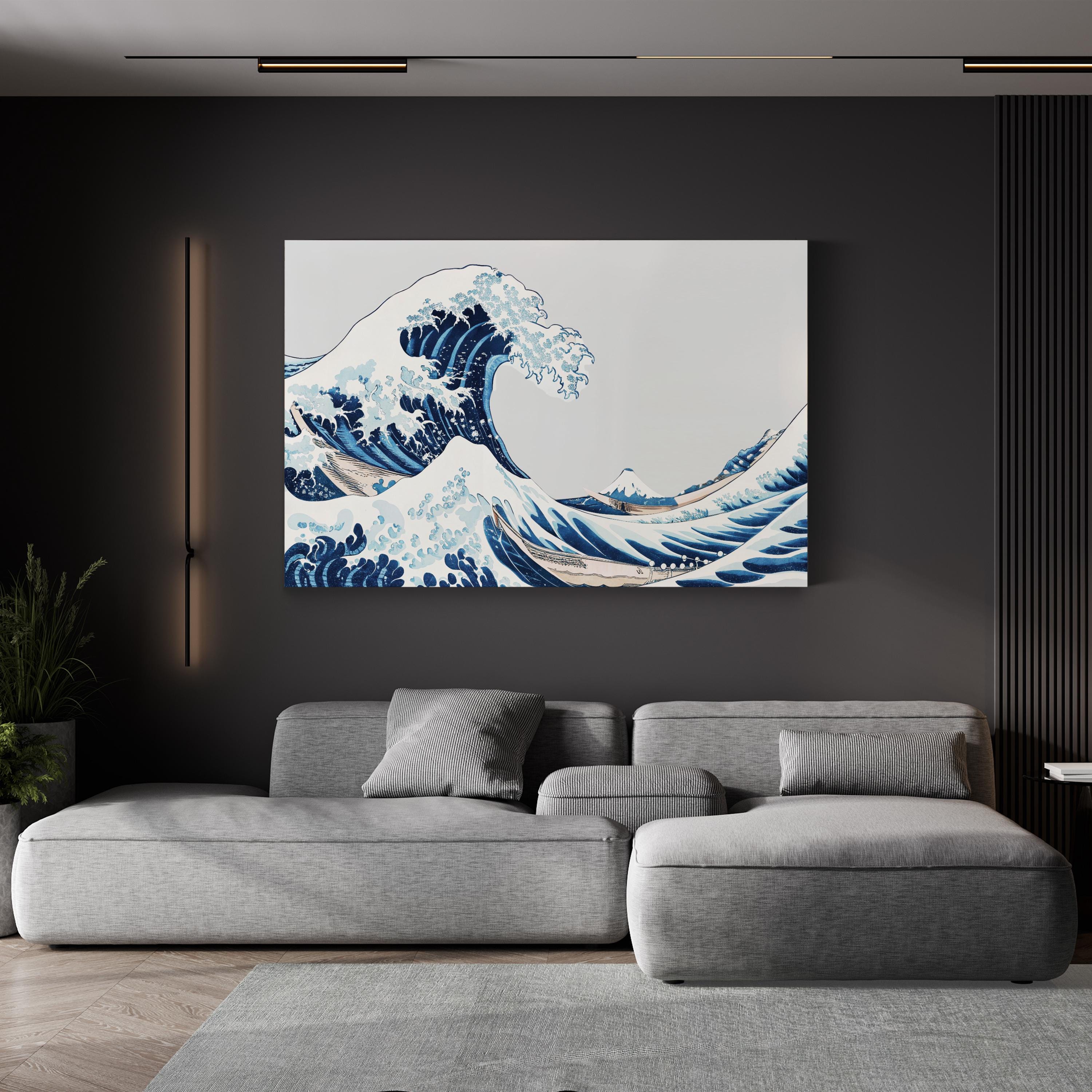 The Great Wave off Enoshima Japanese Print – Edo Period Ukiyo-e Wall Art