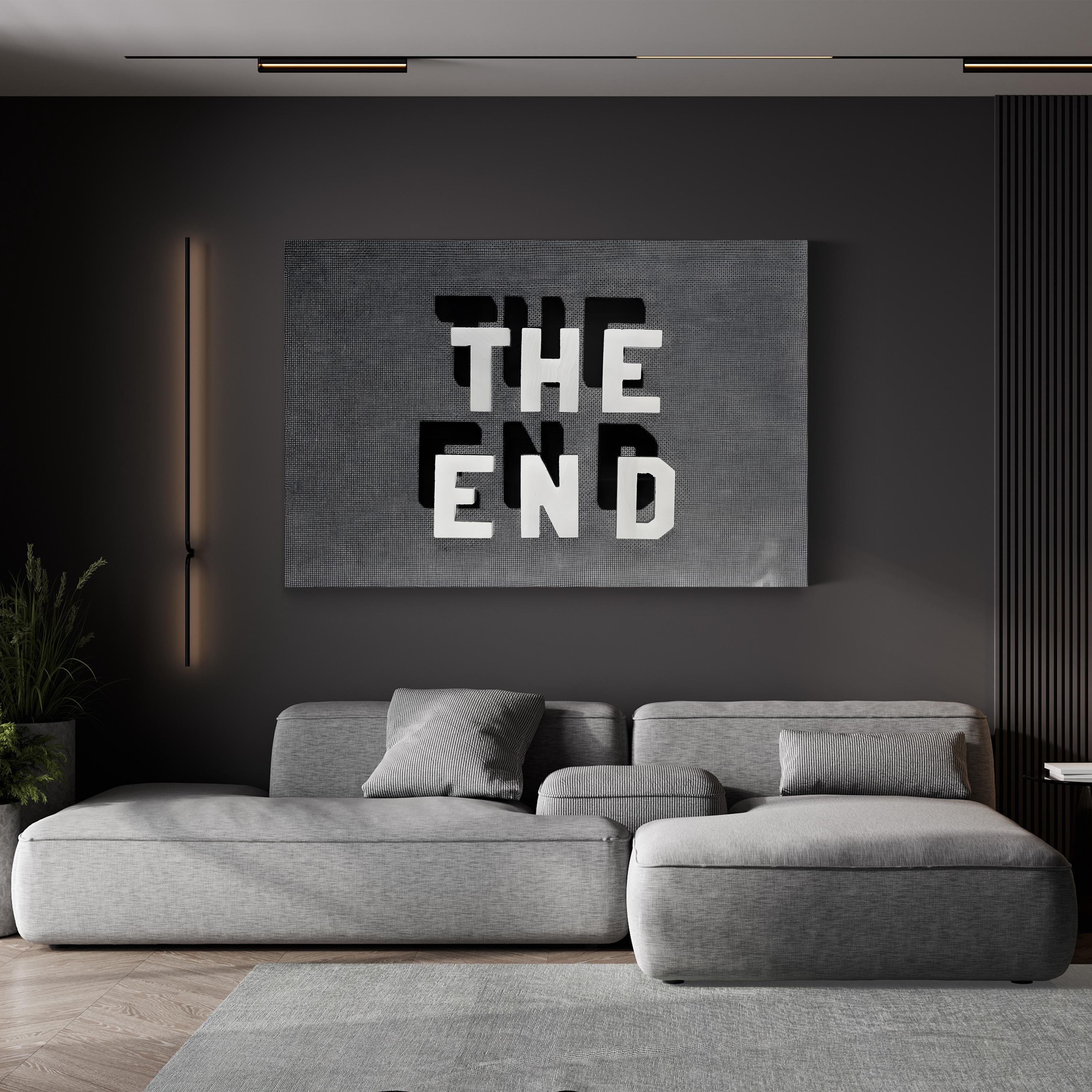 Film Noir 'The End', 1930s – Period Illustration Wall Art | Vintage Cinema Canvas Print