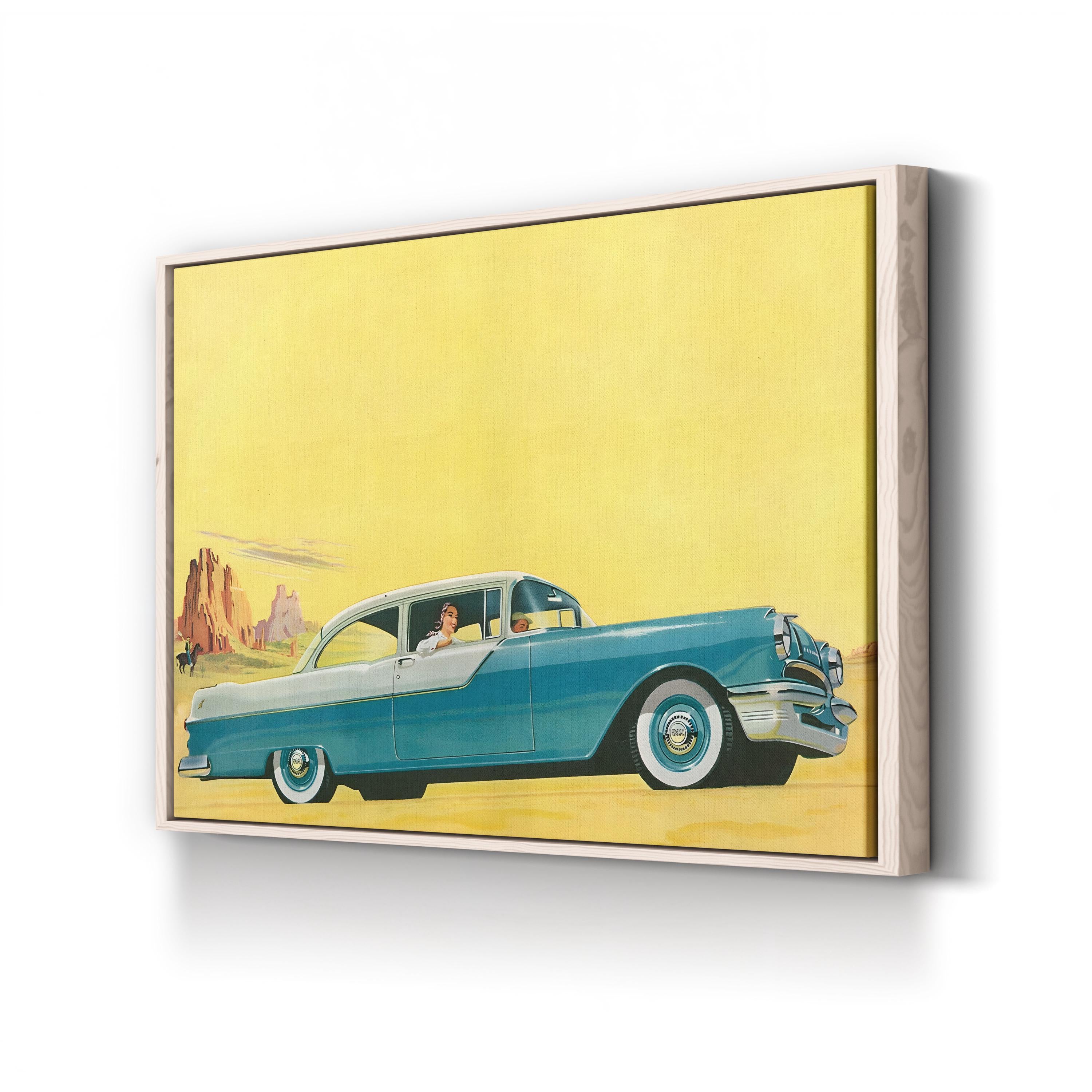 1950s Classic Car – Vintage Photography Wall Art | Retro Automotive Canvas Print