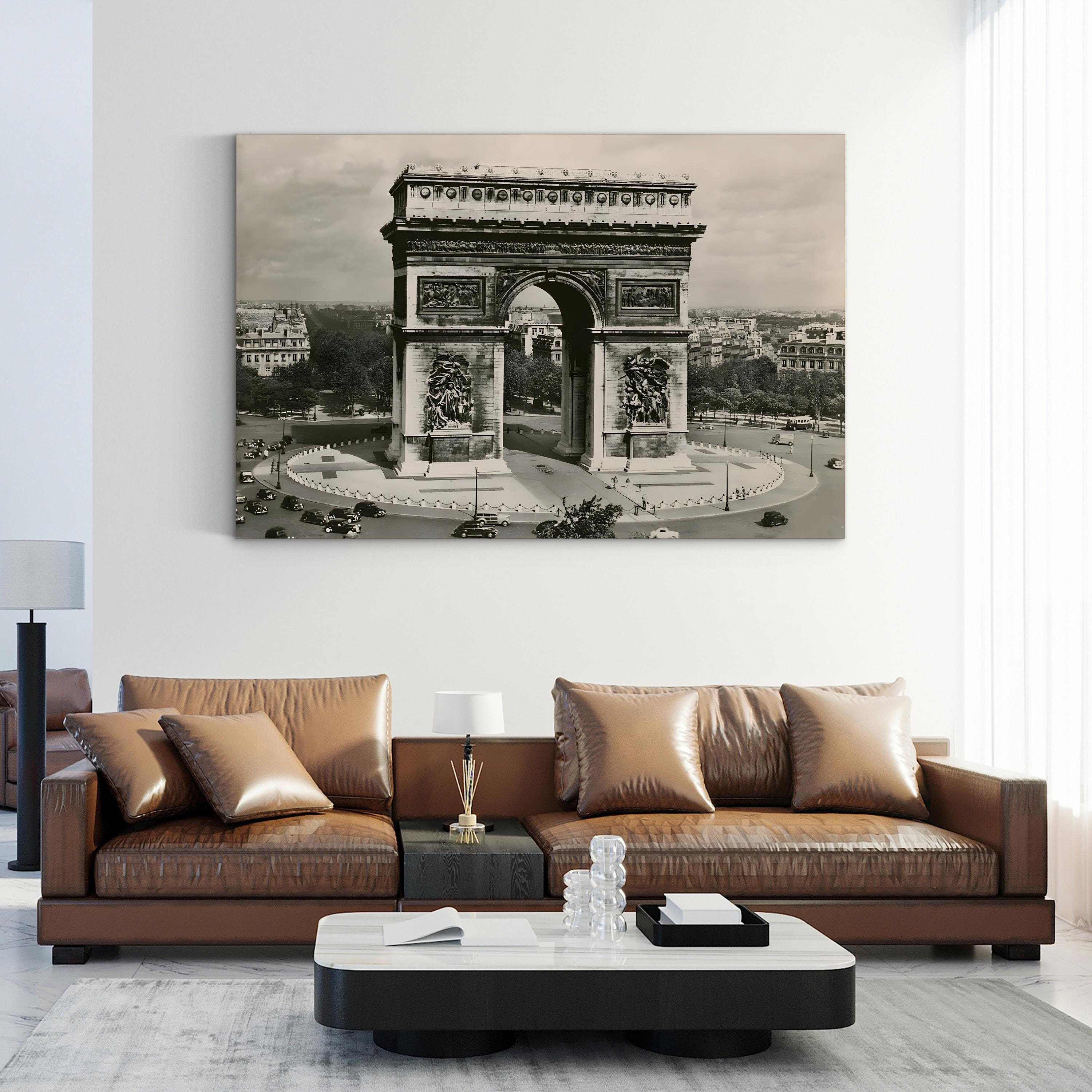 Arc de Triomphe Wall Art by Alan Paul – Vintage Paris Architectural Photograph