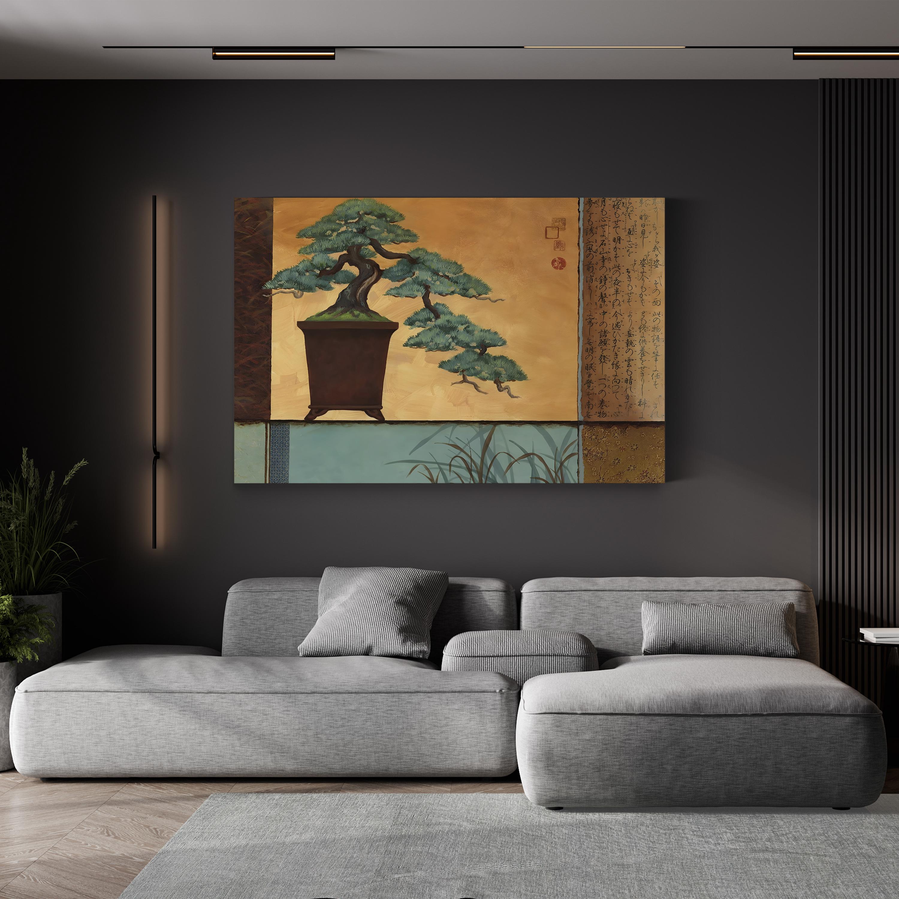 Bonsai Garden Wall Art by Adam Guan