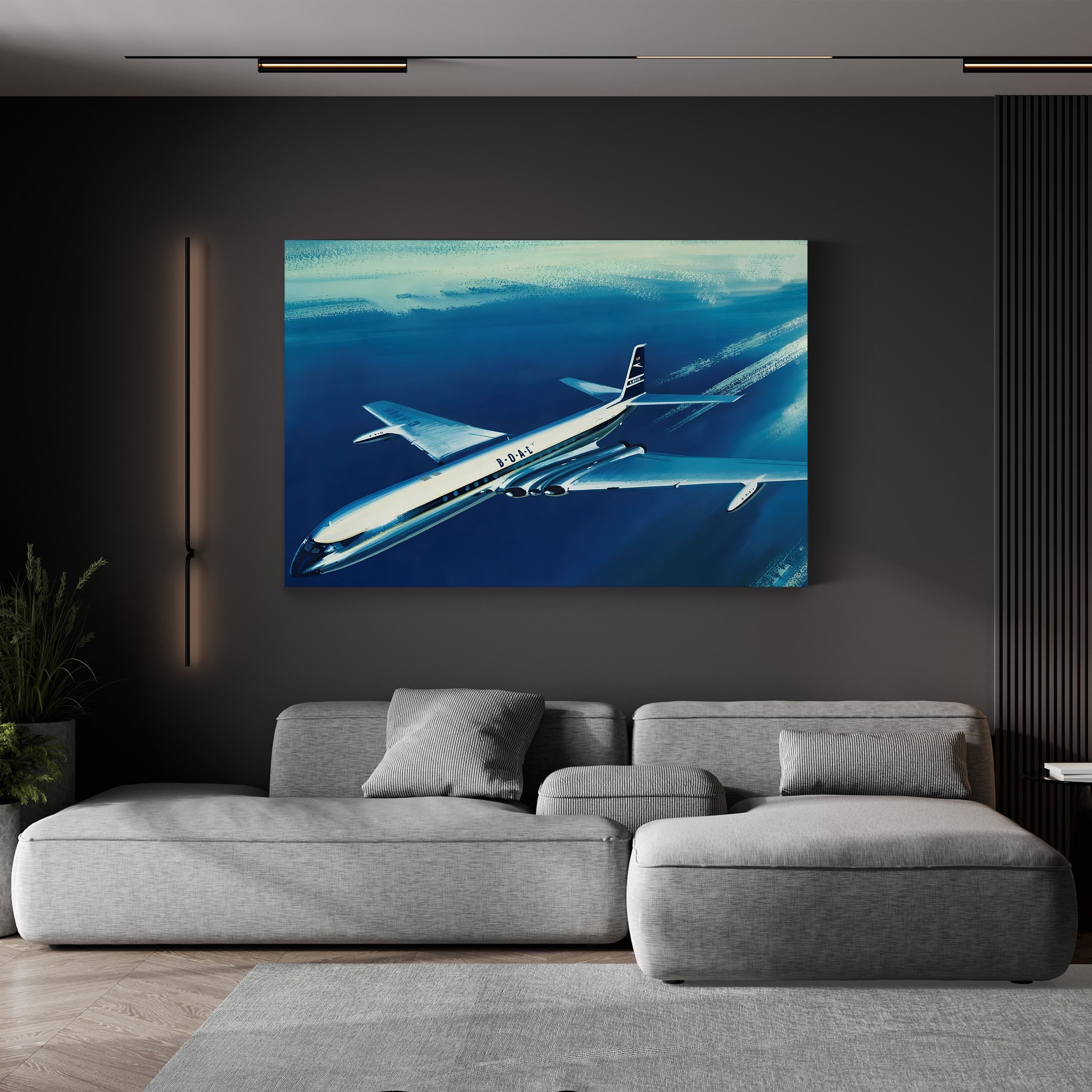 BOAC Aircraft Wall Art by English School