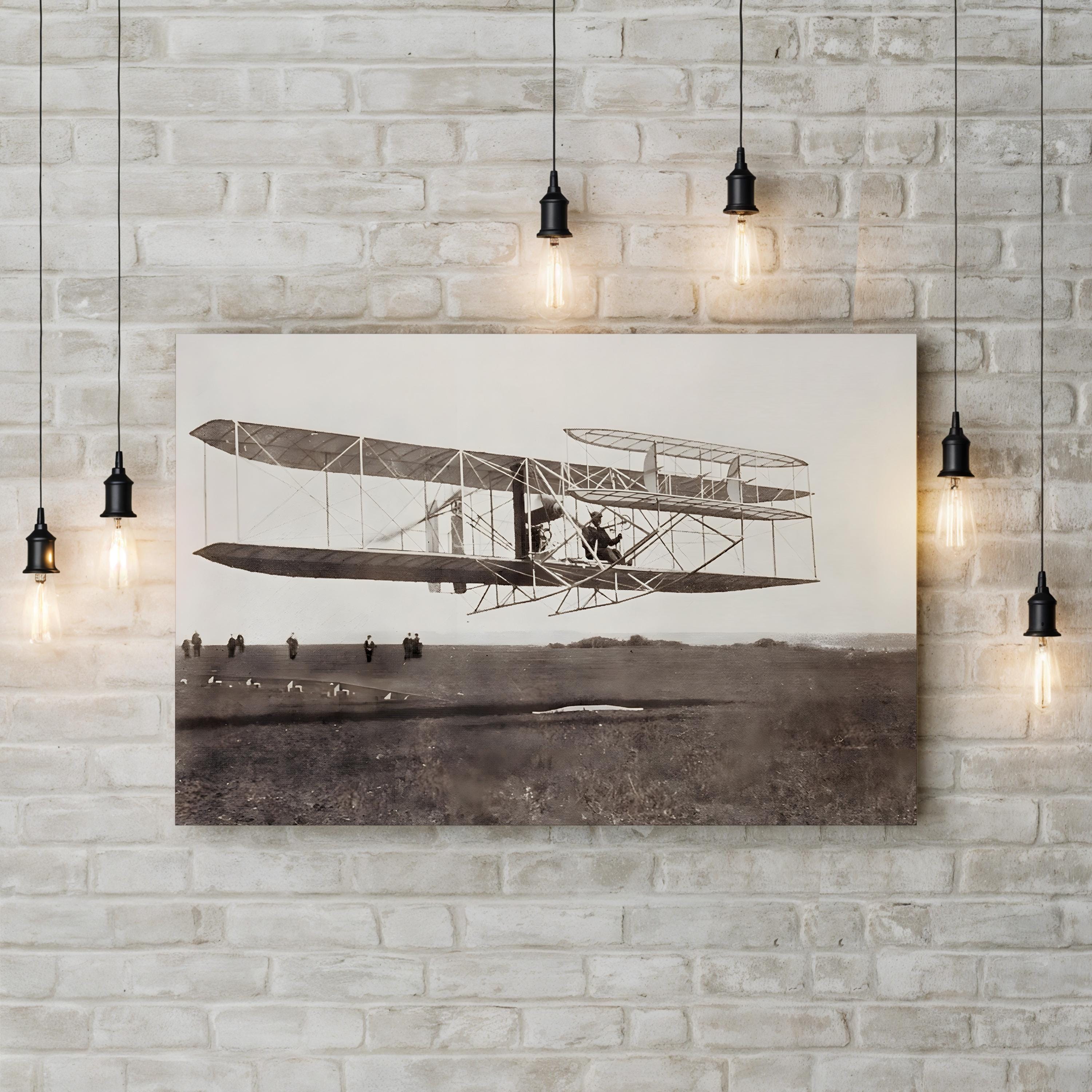 Charles Rolls Taking Off for Non-Stop Double Crossing of the English Channel, 1910 Wall Art