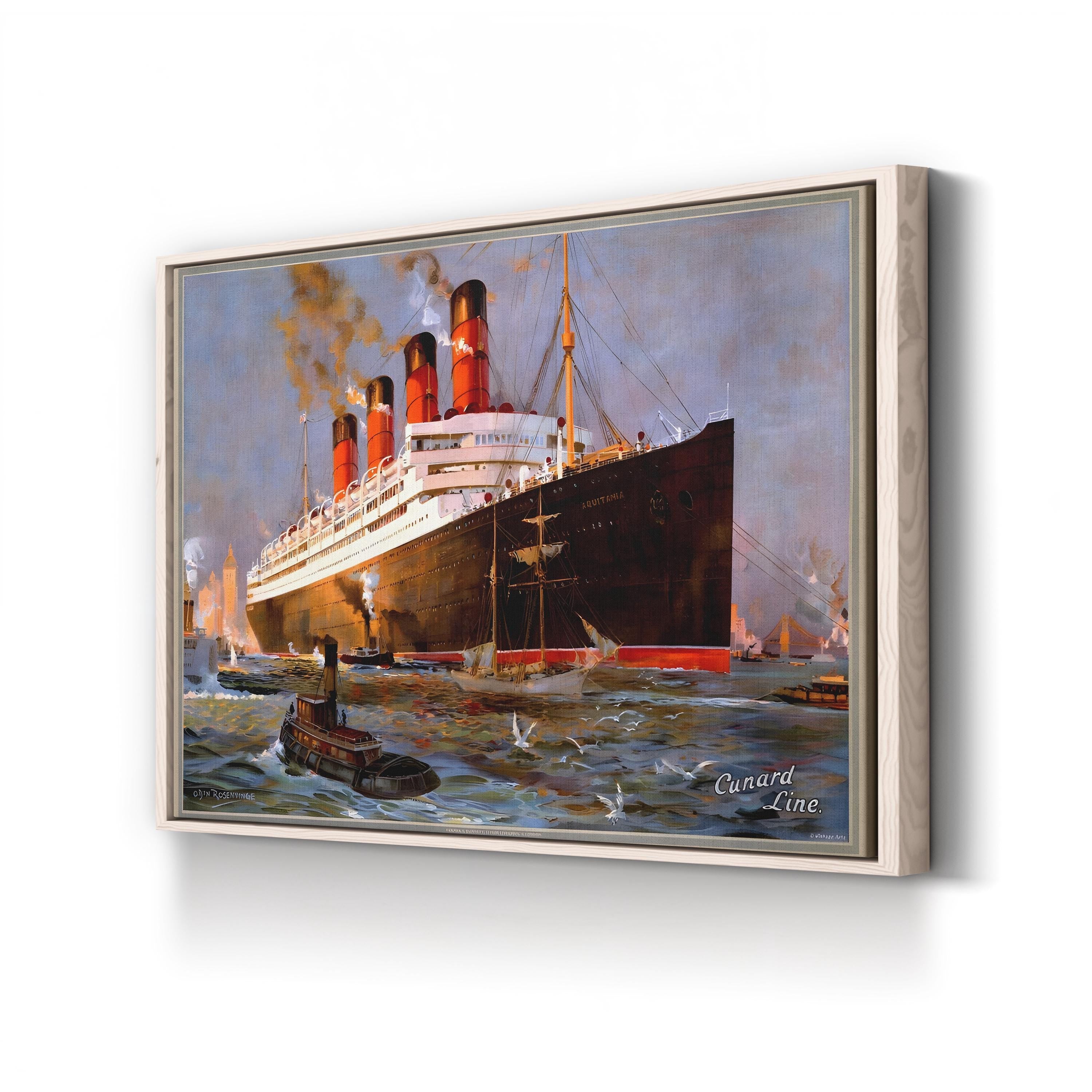 Cunard Oceanliner Aquitania, New York Wall Art – Posters, Archivea