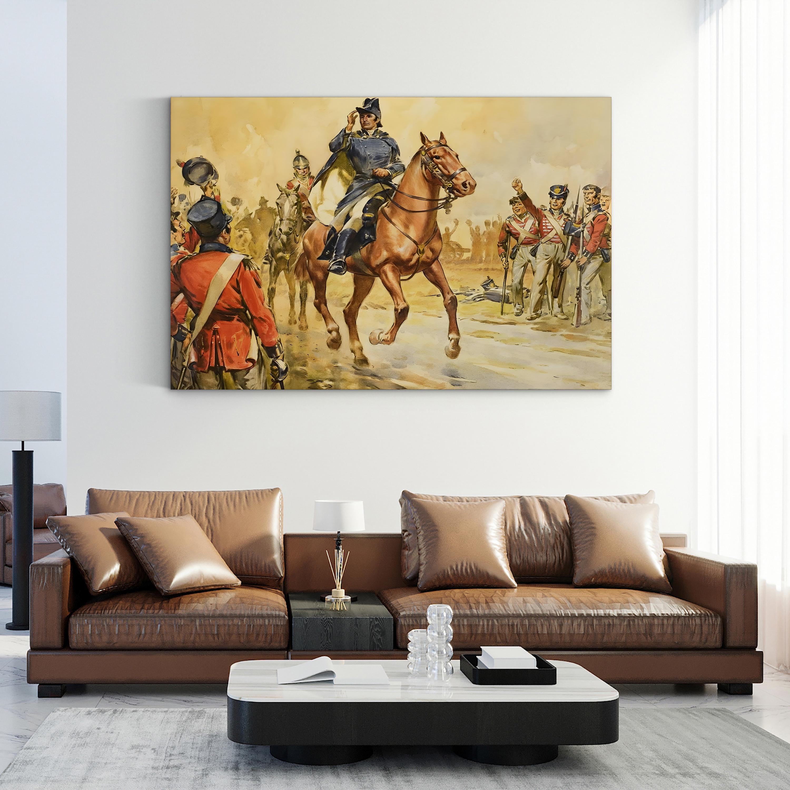 Duke of Wellington Rallying His Troops Wall Art – James Edwin McConnell