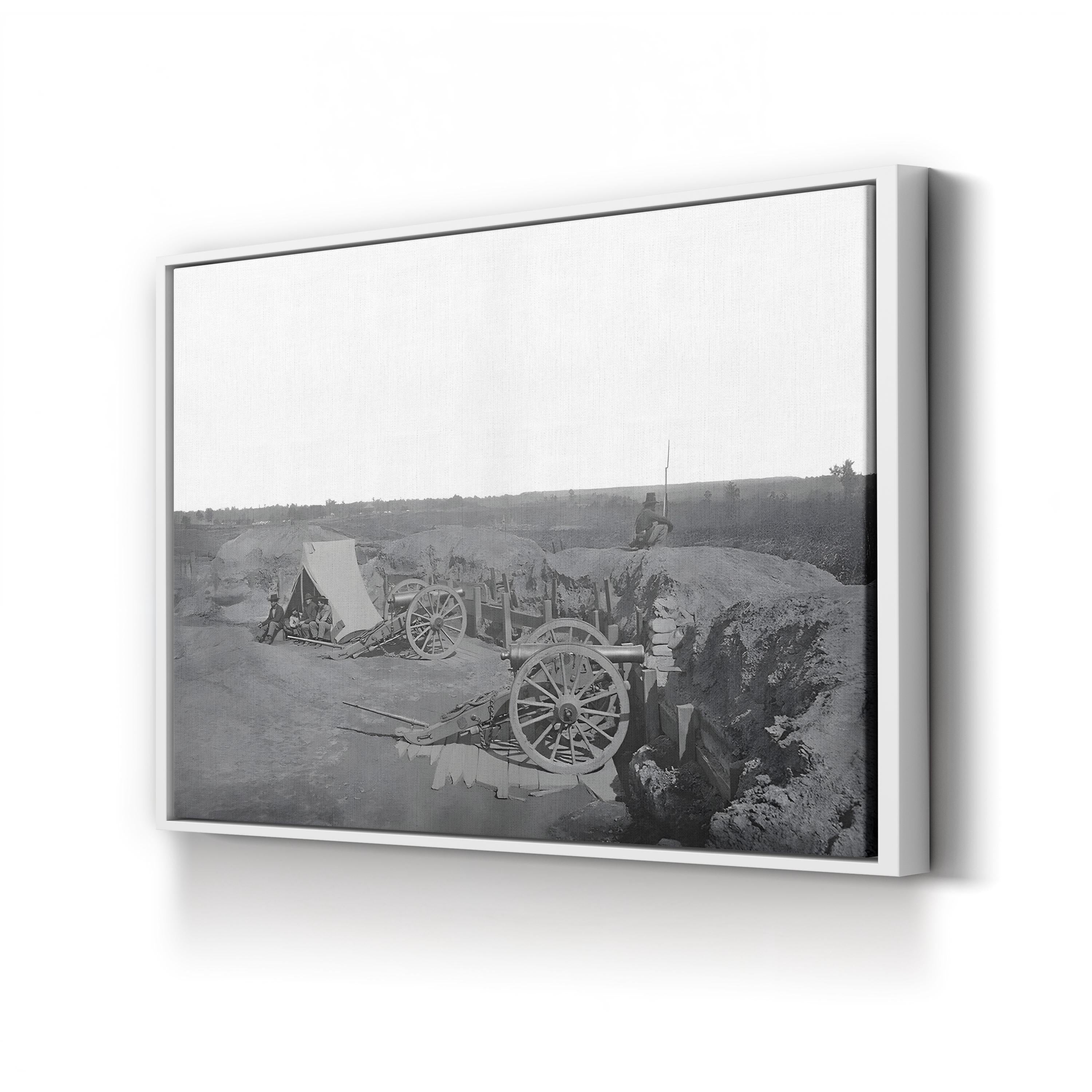 Fortifications in Front of Atlanta, Georgia, During the American Civil War Wall Art