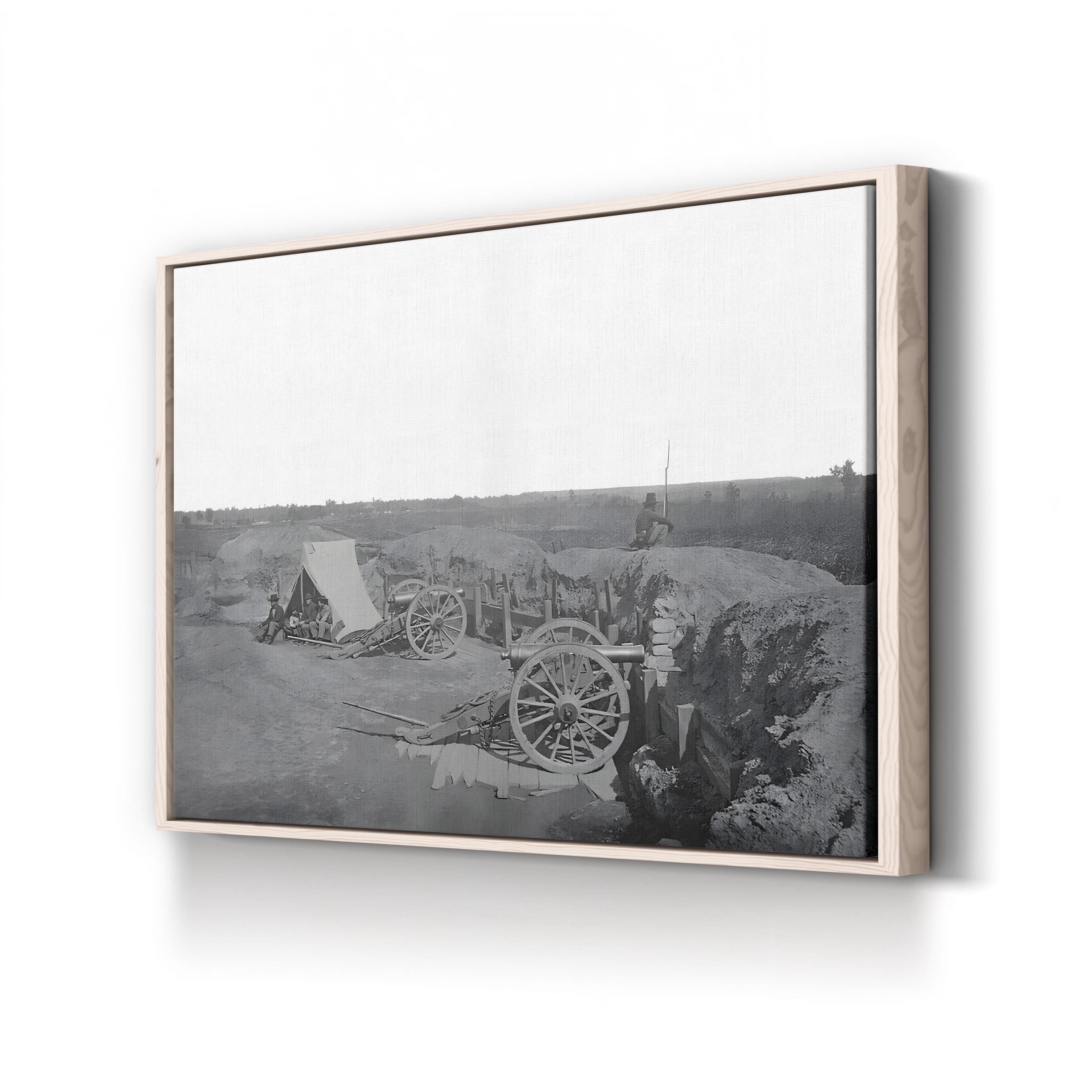 Fortifications in Front of Atlanta, Georgia, During the American Civil War Wall Art