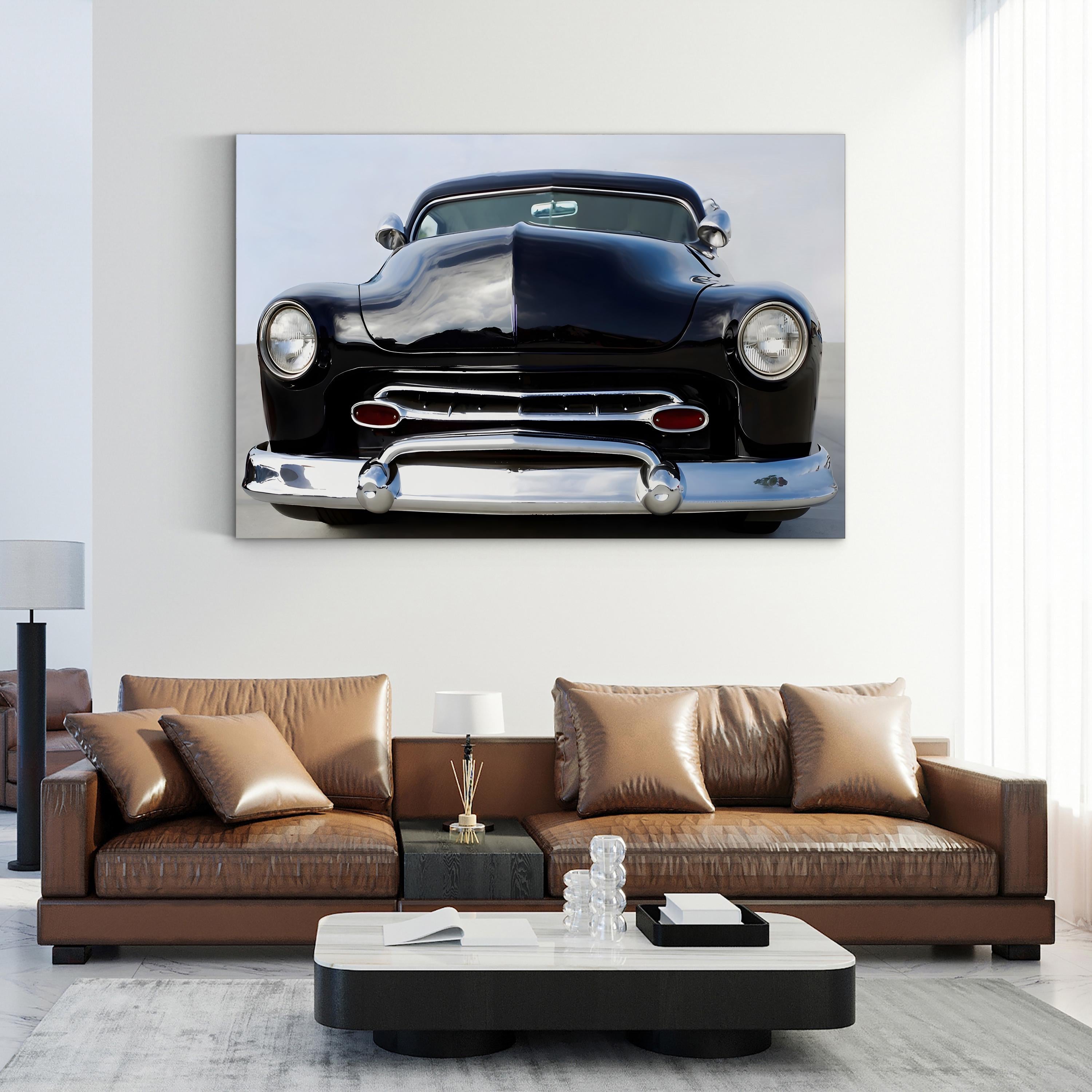 Vintage Hot Rod Front-End – Vintage Photography Wall Art | Classic Car Canvas Print