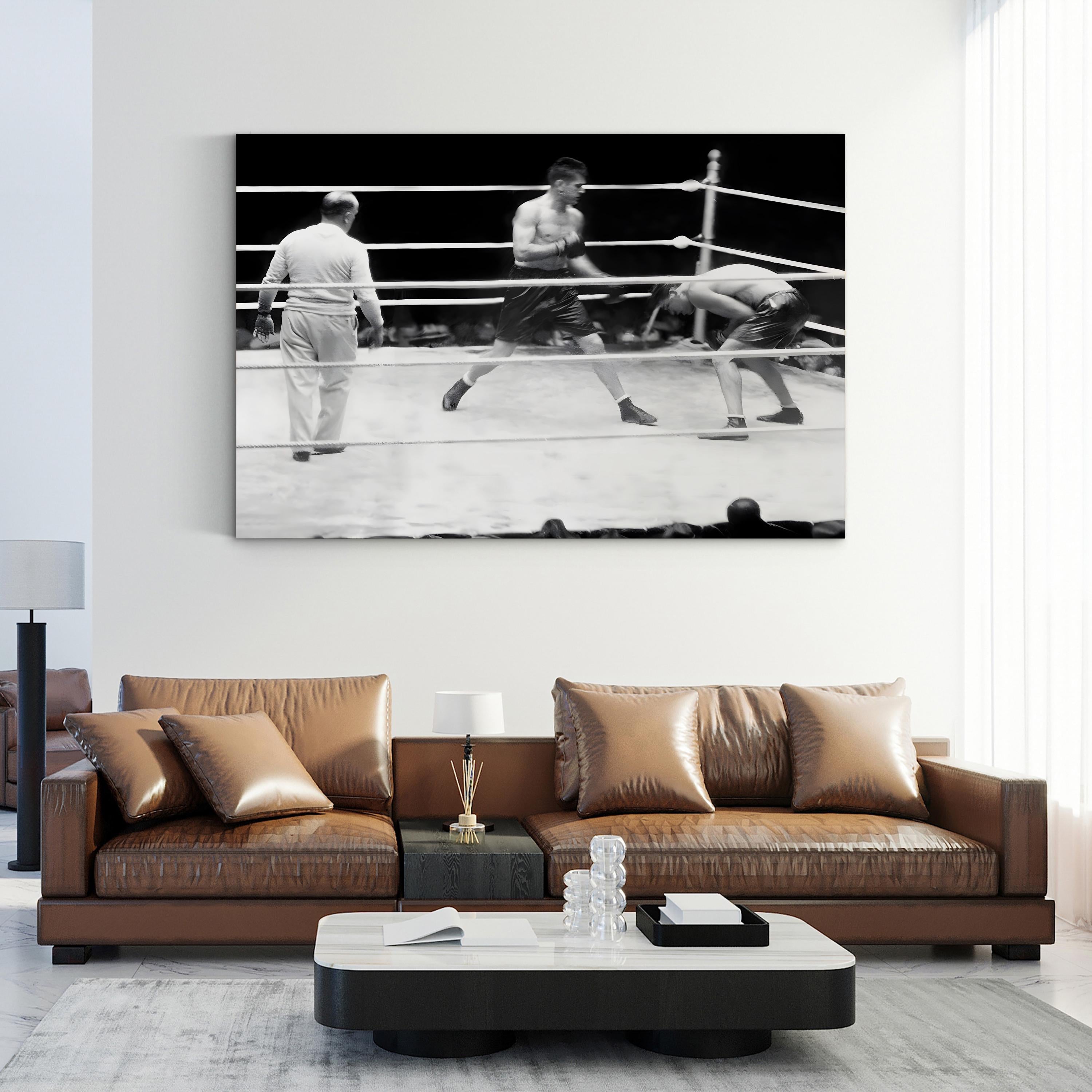 Jack Dempsey vs Gene Tunney 1926 Heavyweight Title Fight Boxing Wall Art