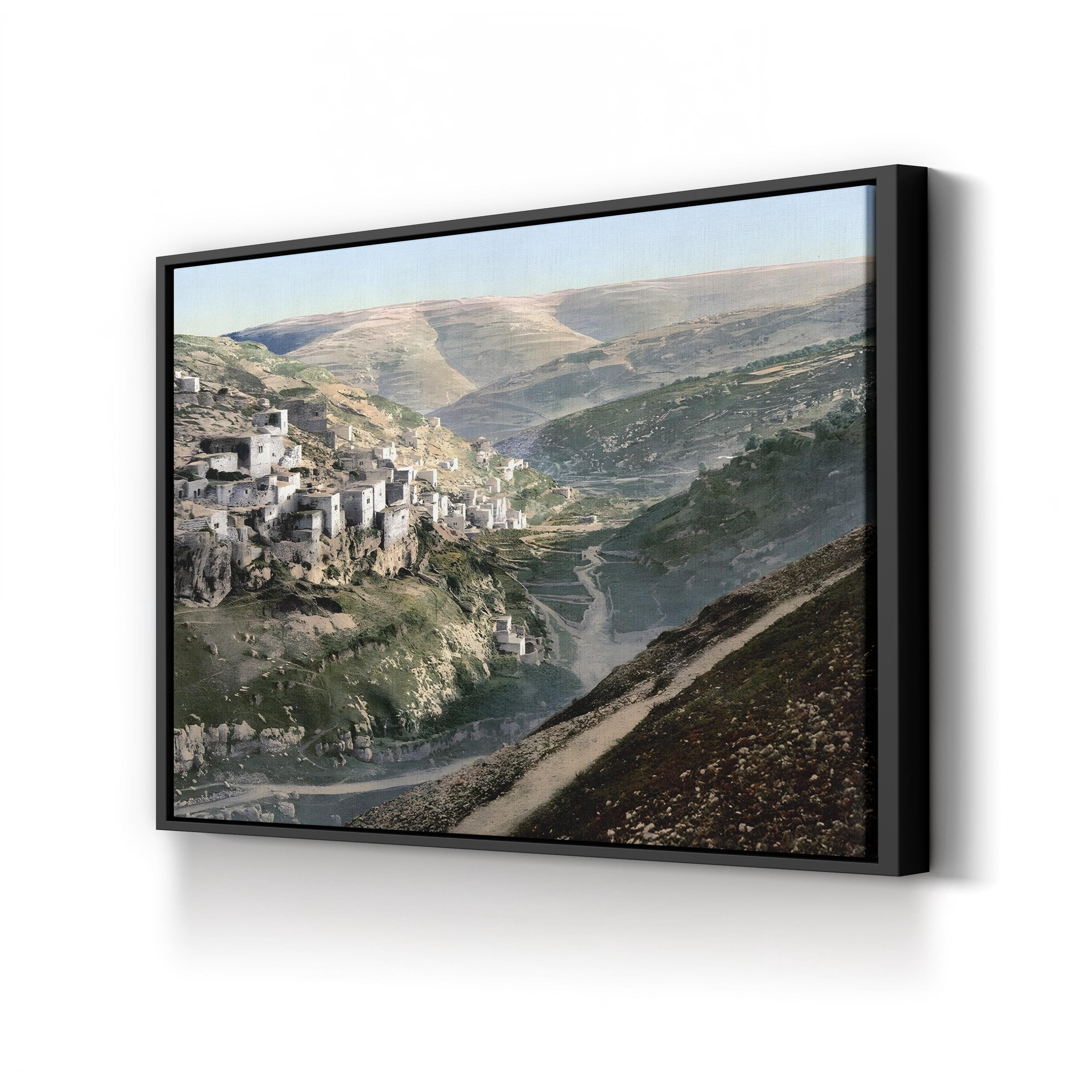 Jerusalem, Siloam Pool Canvas Art (c.1895) – Vintage Biblical Site Wall Decor