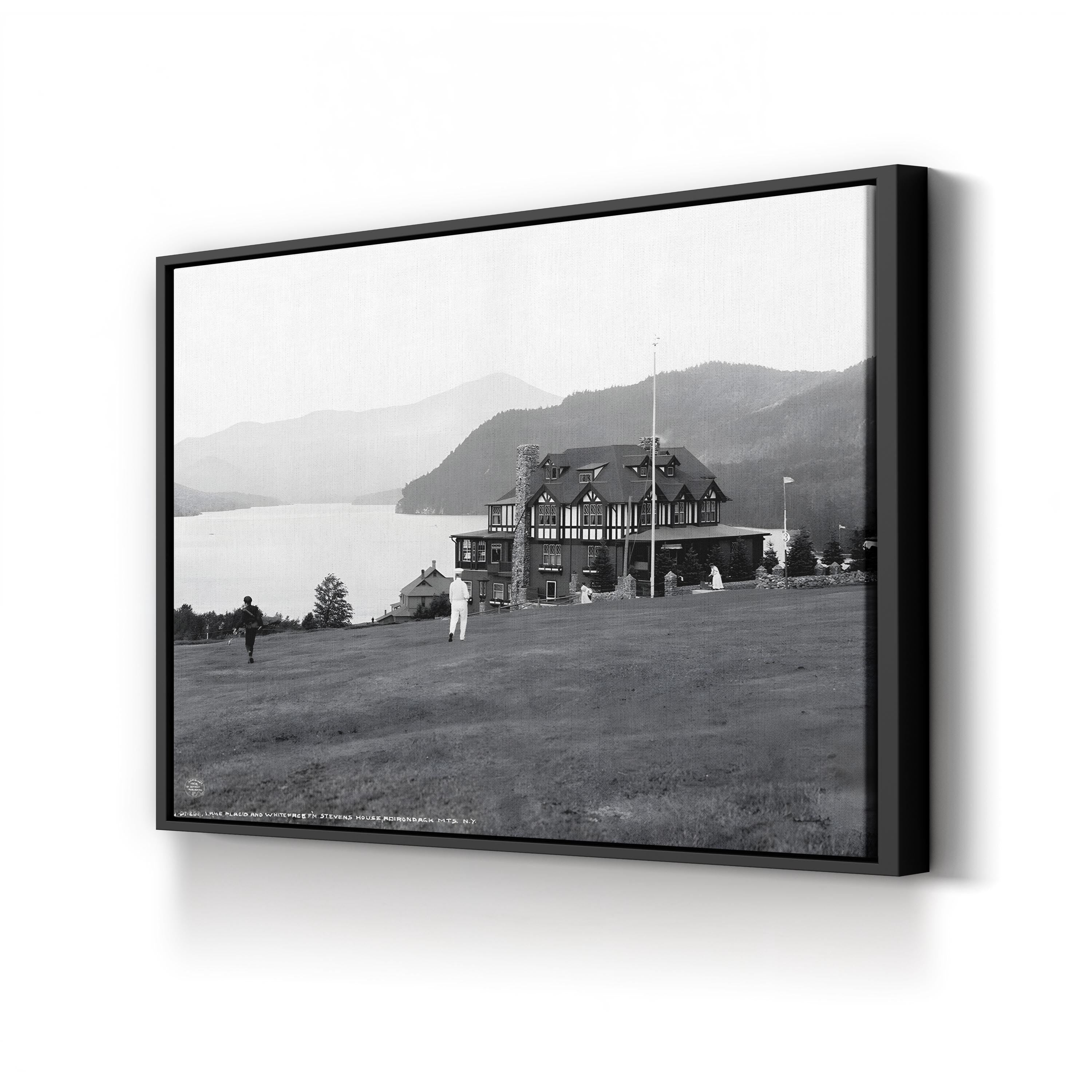 Lake Placid and Whiteface Mountain, Adirondack Mountains, New York (c.1909) Wall Art