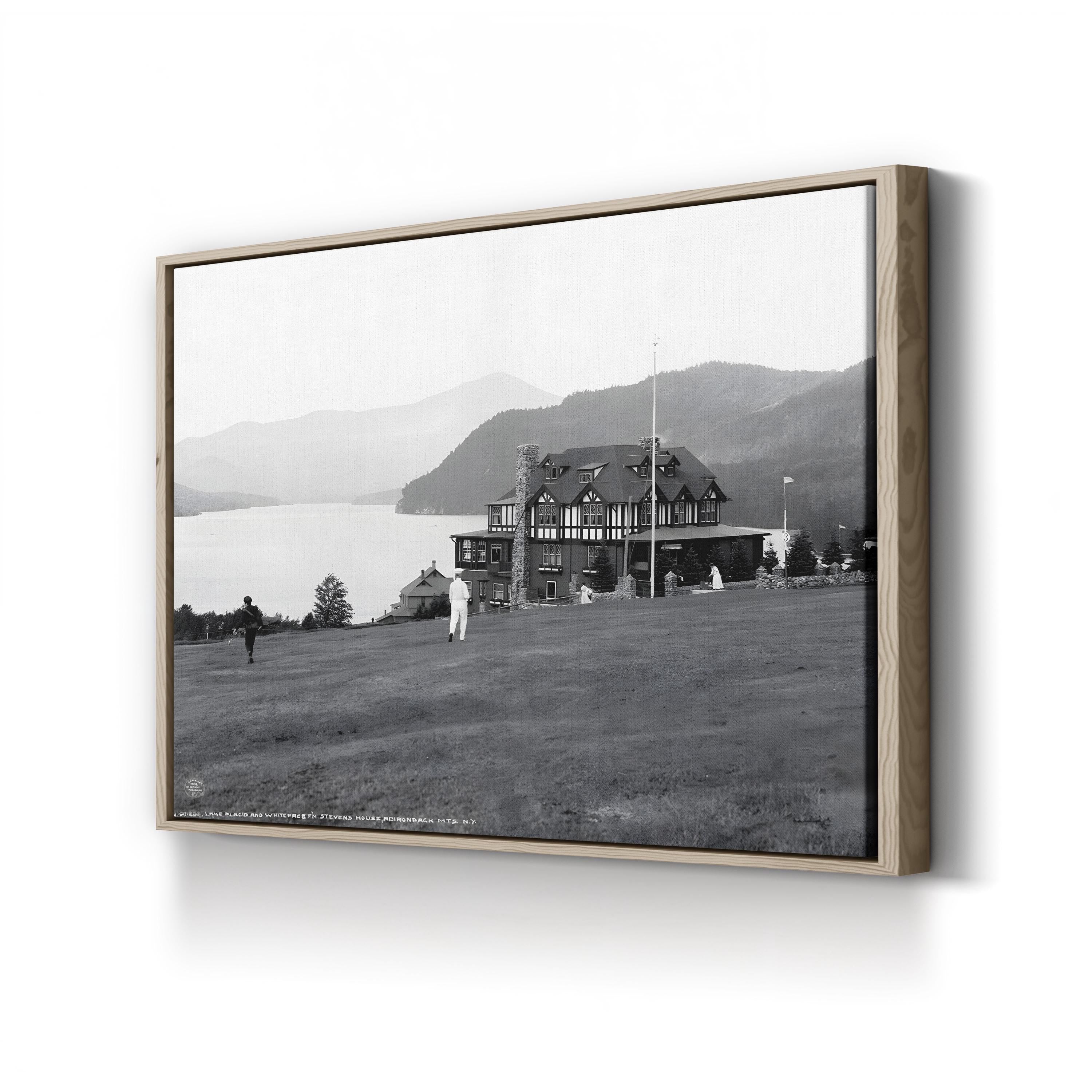 Lake Placid and Whiteface Mountain, Adirondack Mountains, New York (c.1909) Wall Art
