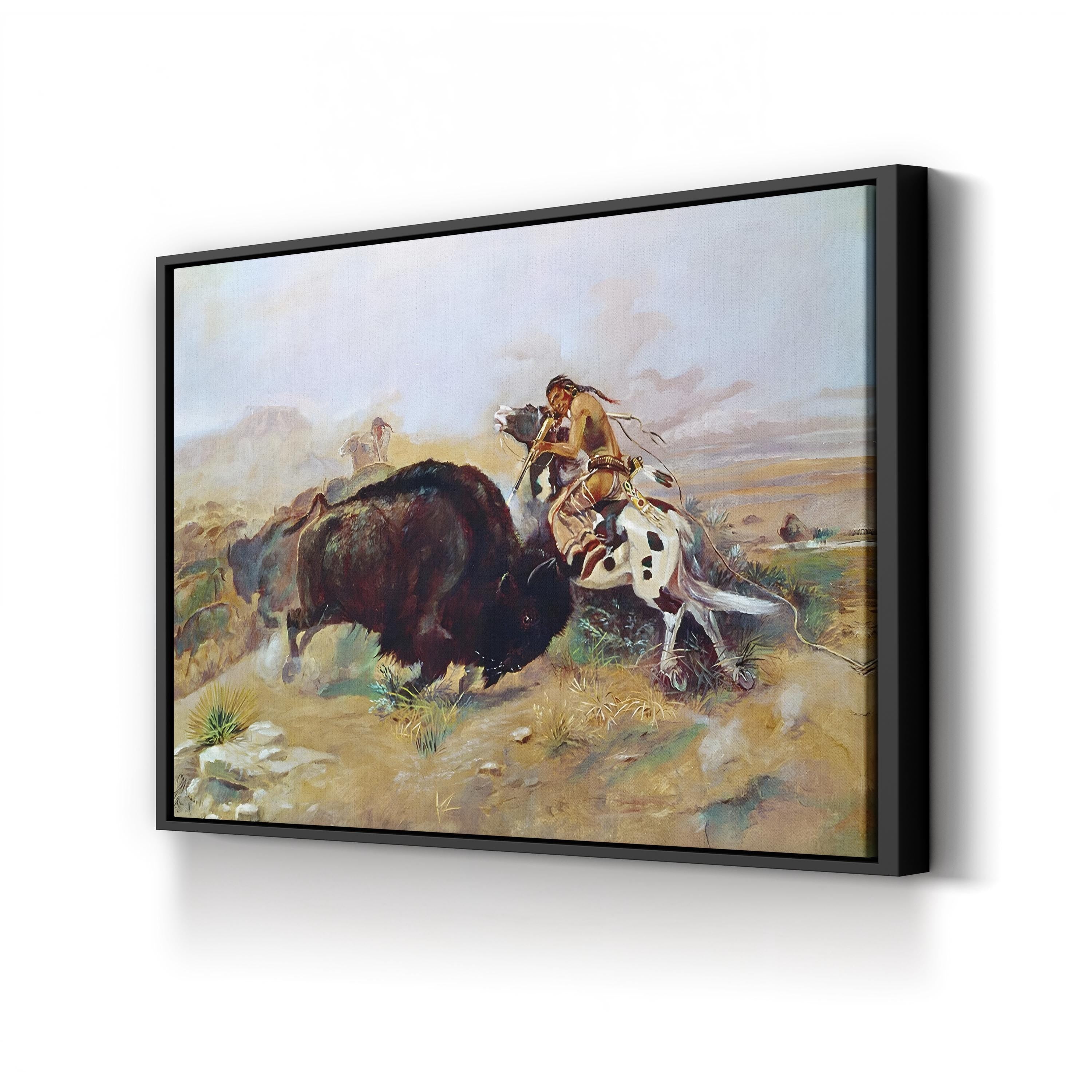 Meat For the Tribe, 1891 Wall Art by Charles M. Russell