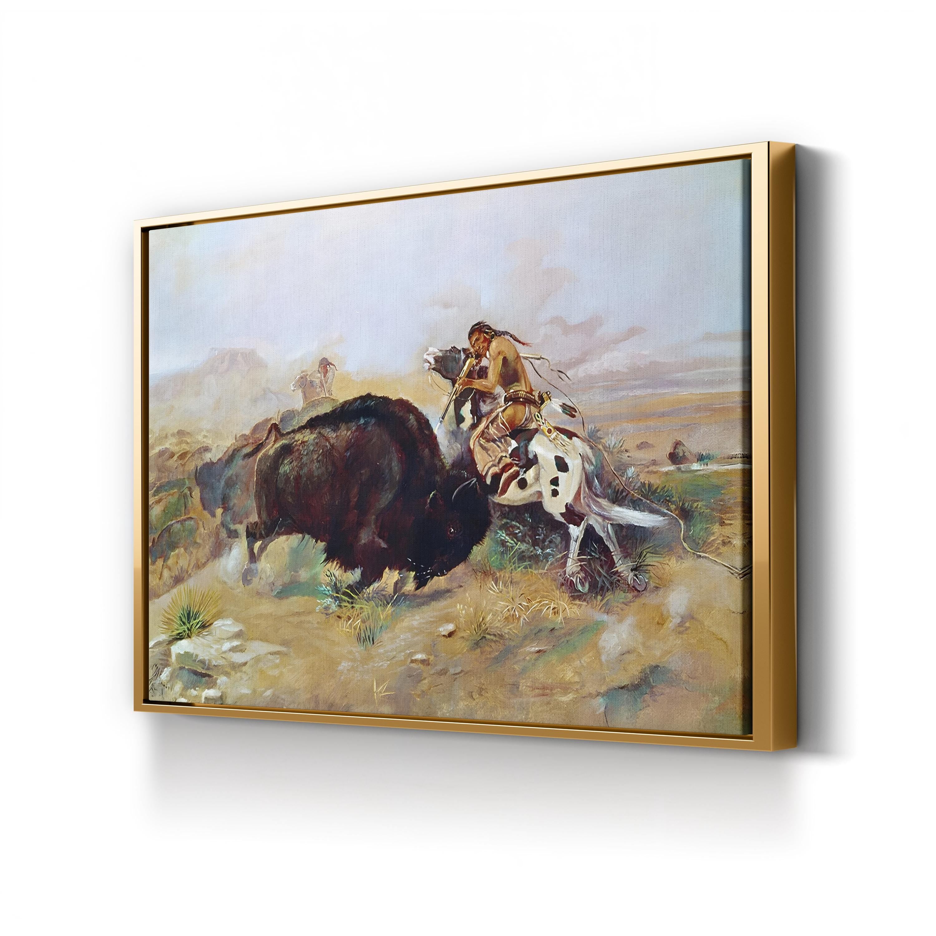 Meat For the Tribe, 1891 Wall Art by Charles M. Russell
