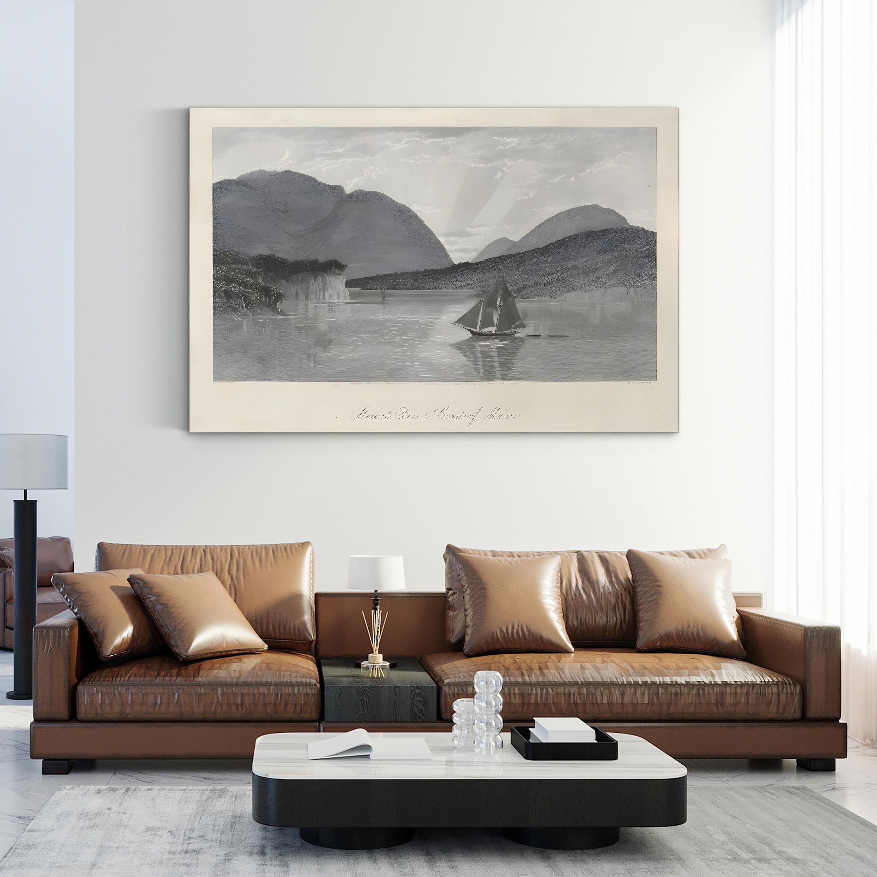 Mount Desert, Coast of Maine Wall Art by William Cullen Bryant