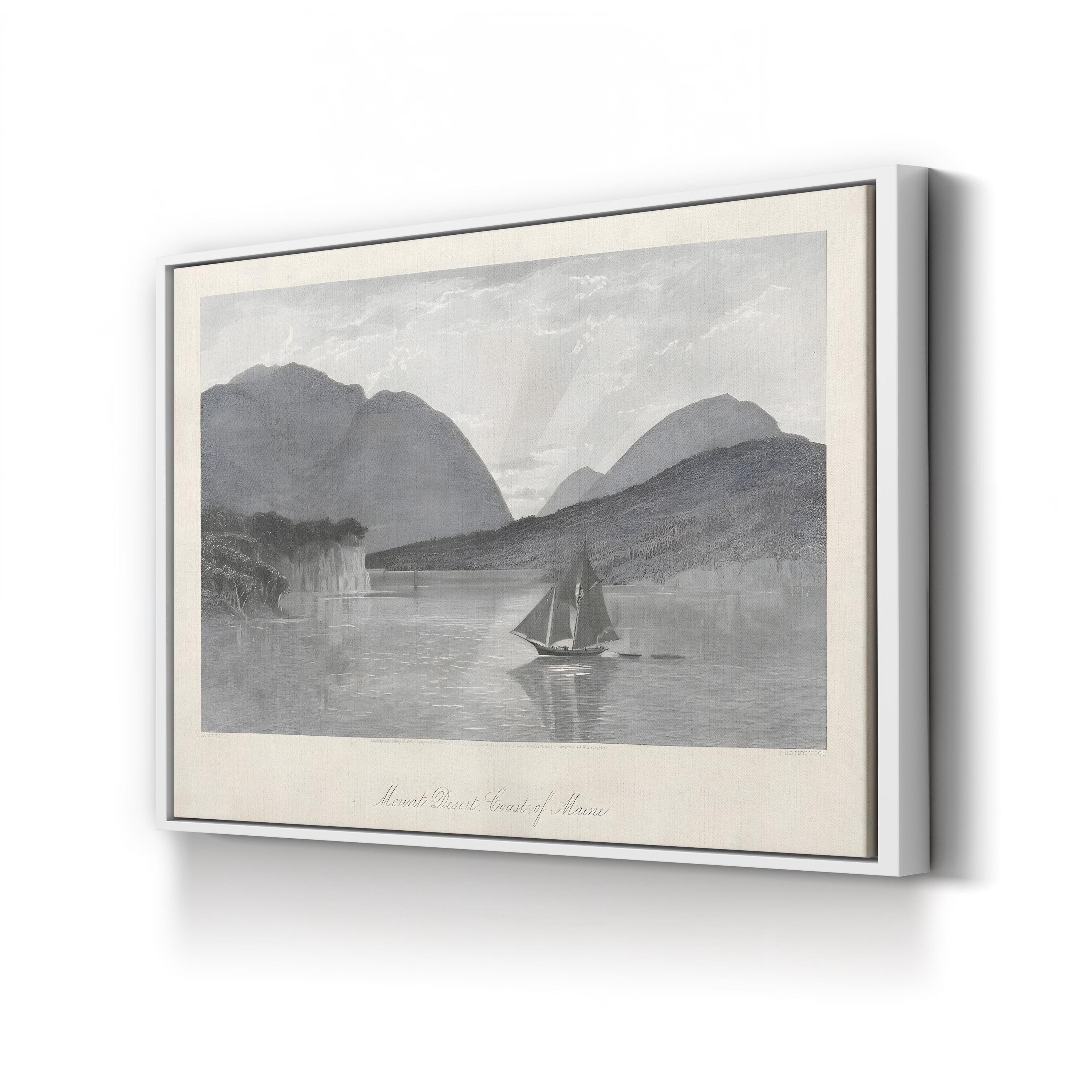 Mount Desert, Coast of Maine Wall Art by William Cullen Bryant