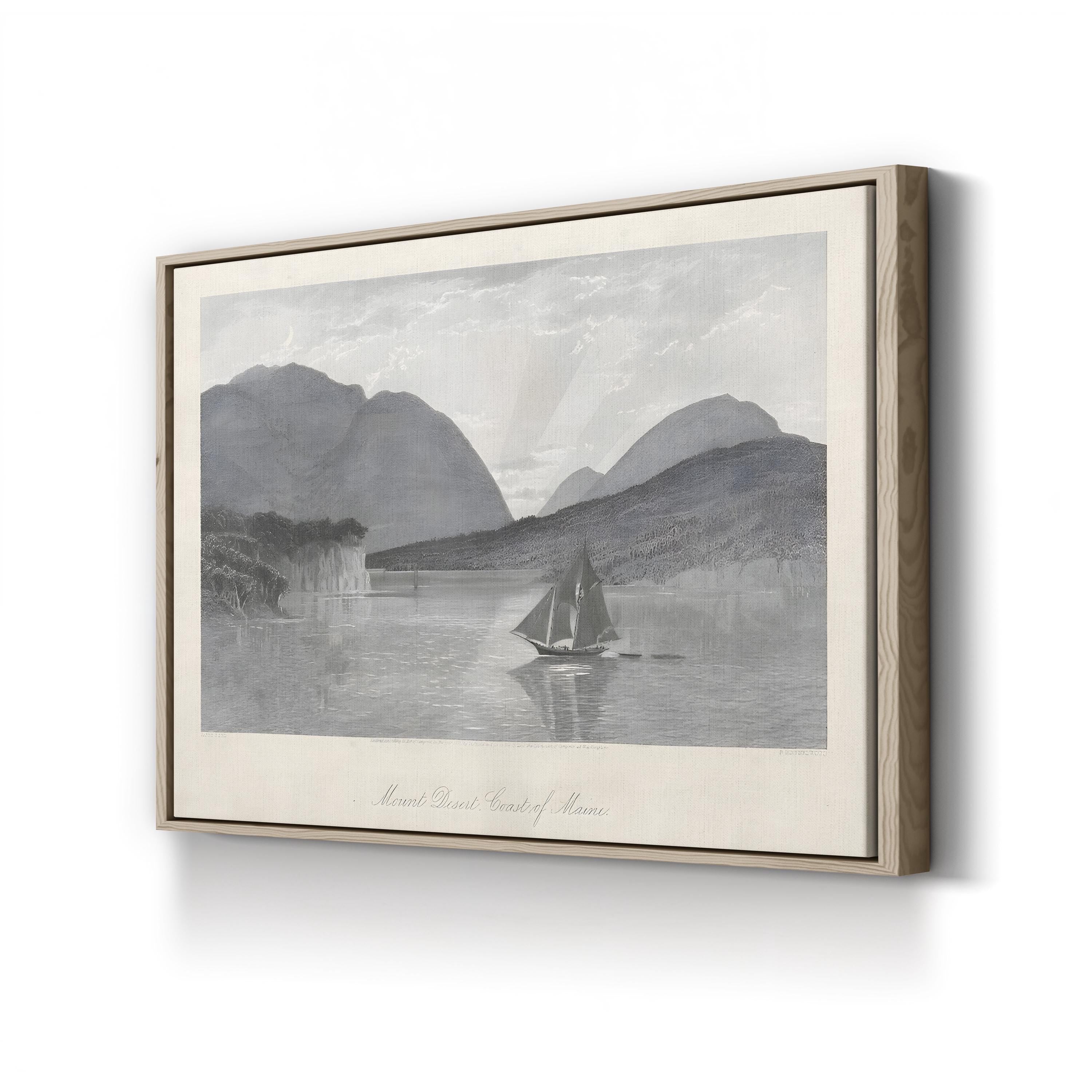 Mount Desert, Coast of Maine Wall Art by William Cullen Bryant