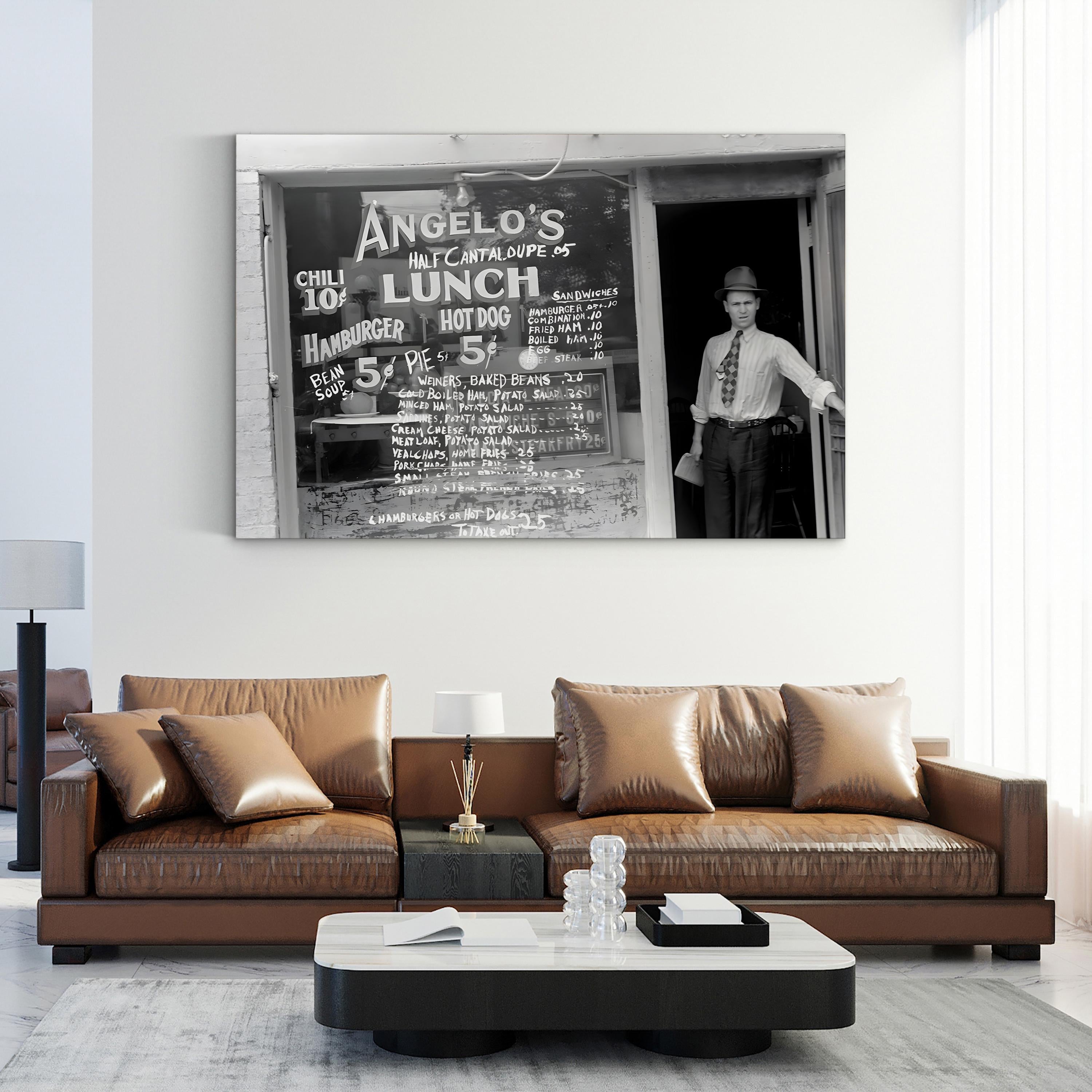 1938 Downtown Columbus, Ohio – Vintage Photography Wall Art | Black & White Cityscape Canvas Print