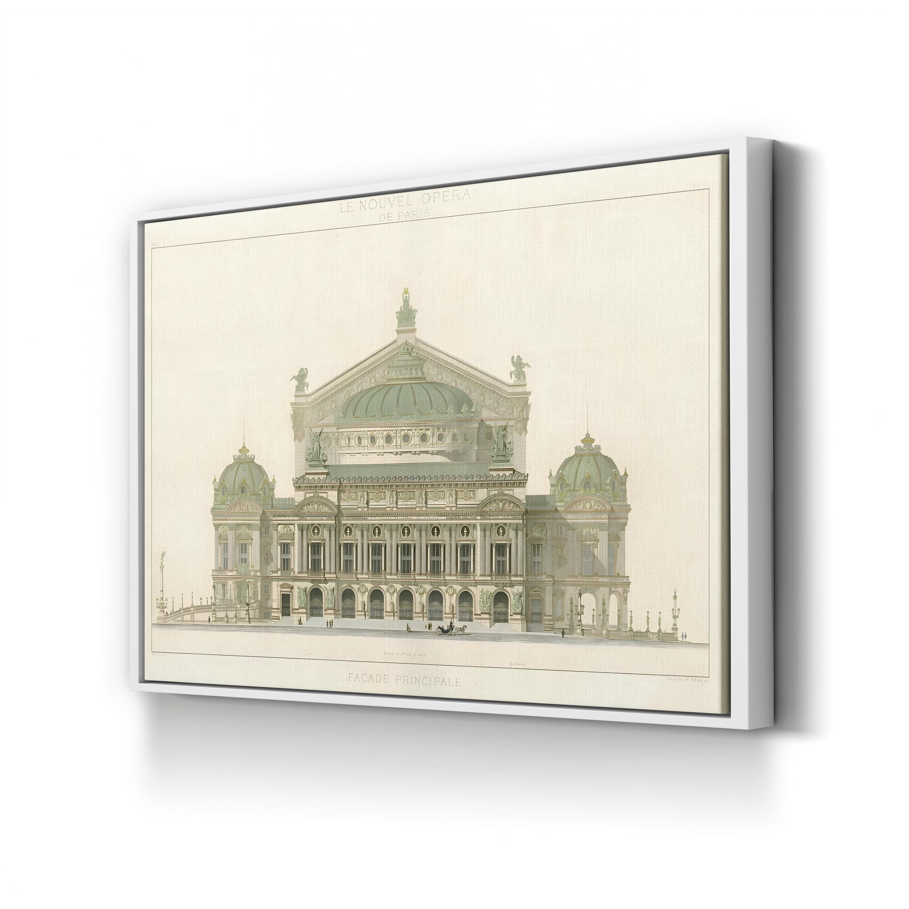 Paris Opera House II – Classical French Architectural Wall Art by Duchampt