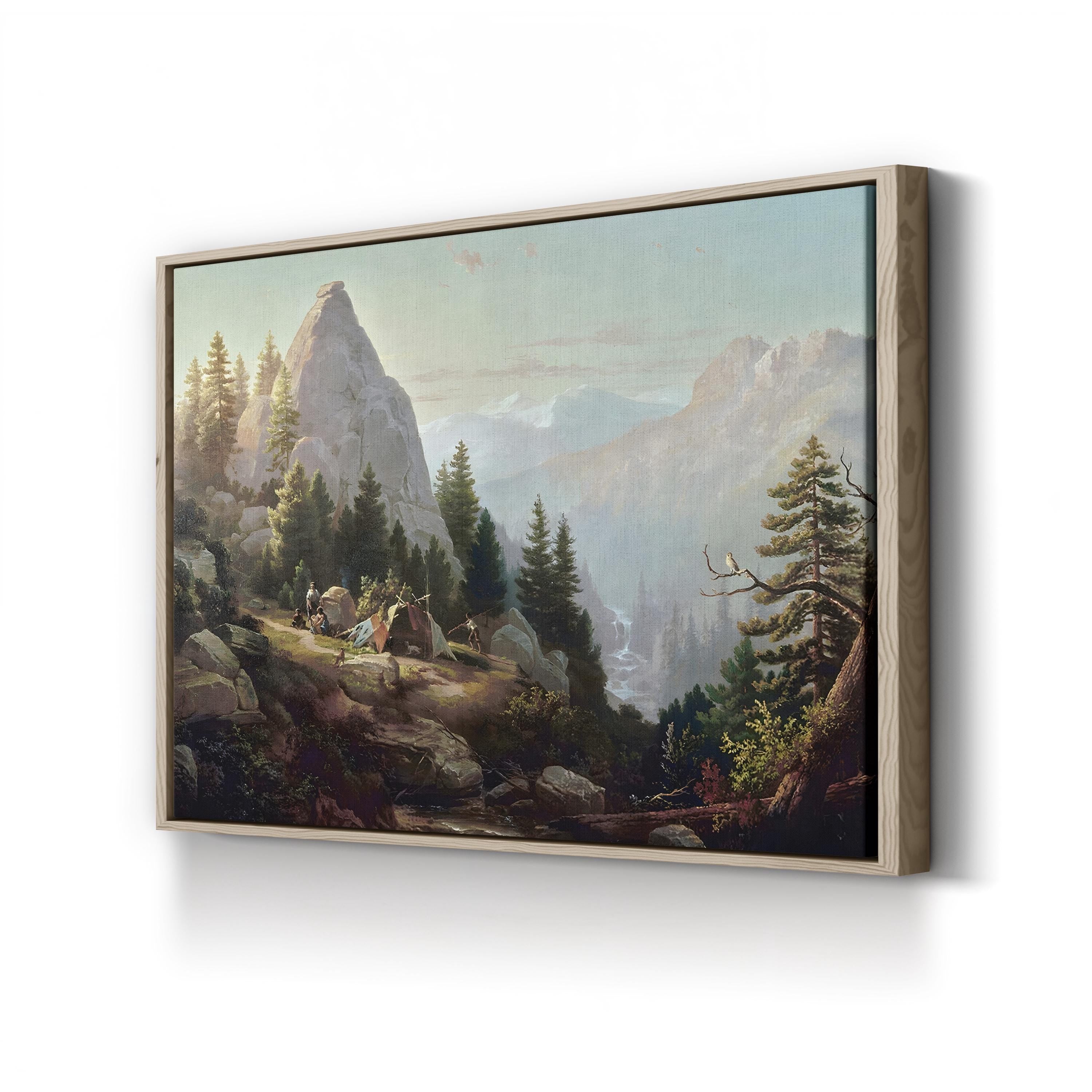 Sugar Loaf Peak, El Dorado County, c.1865 Wall Art by Thomas Hill – Vintage American Landscape Canvas Print