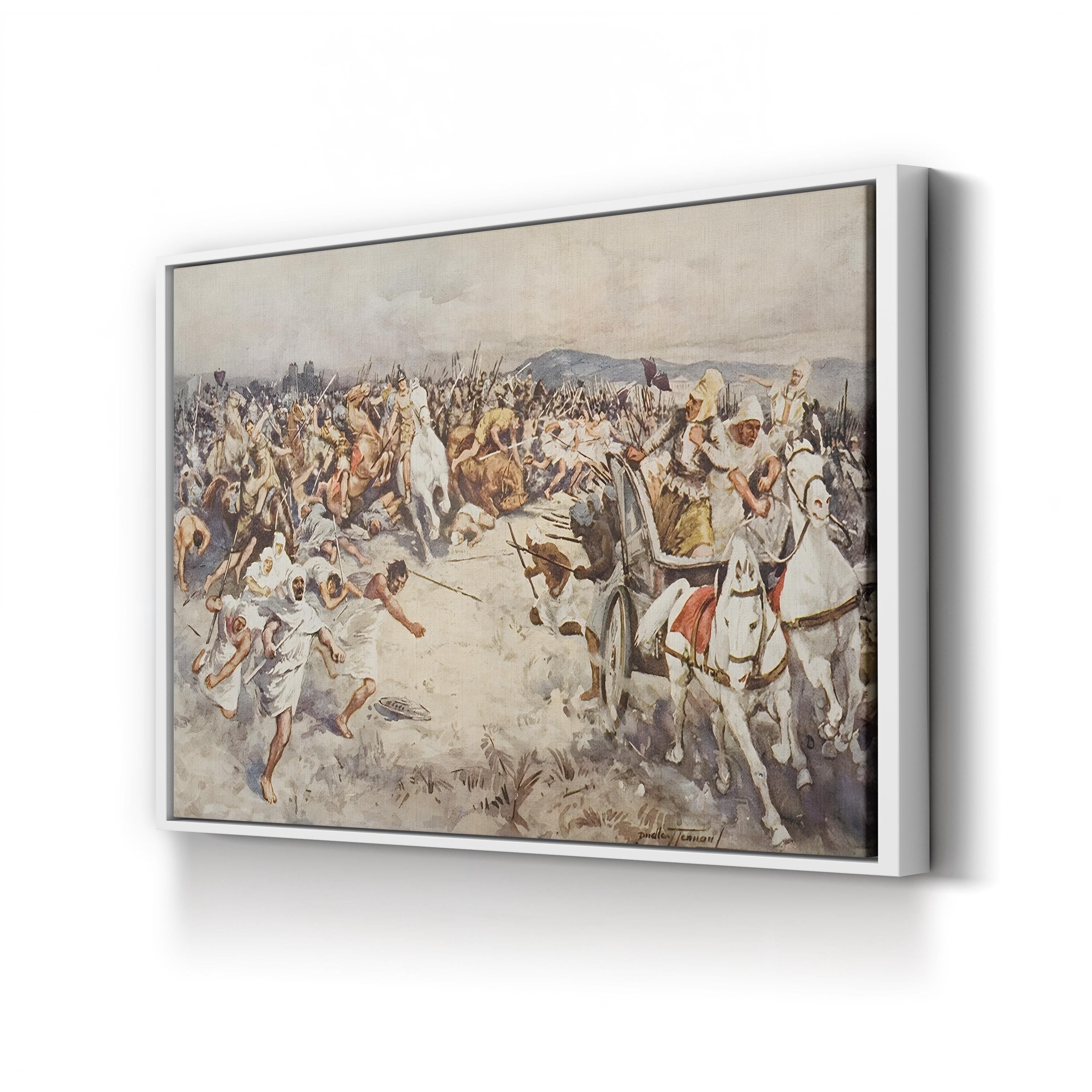 The Battle of Issus Wall Art by Dudley Tennant