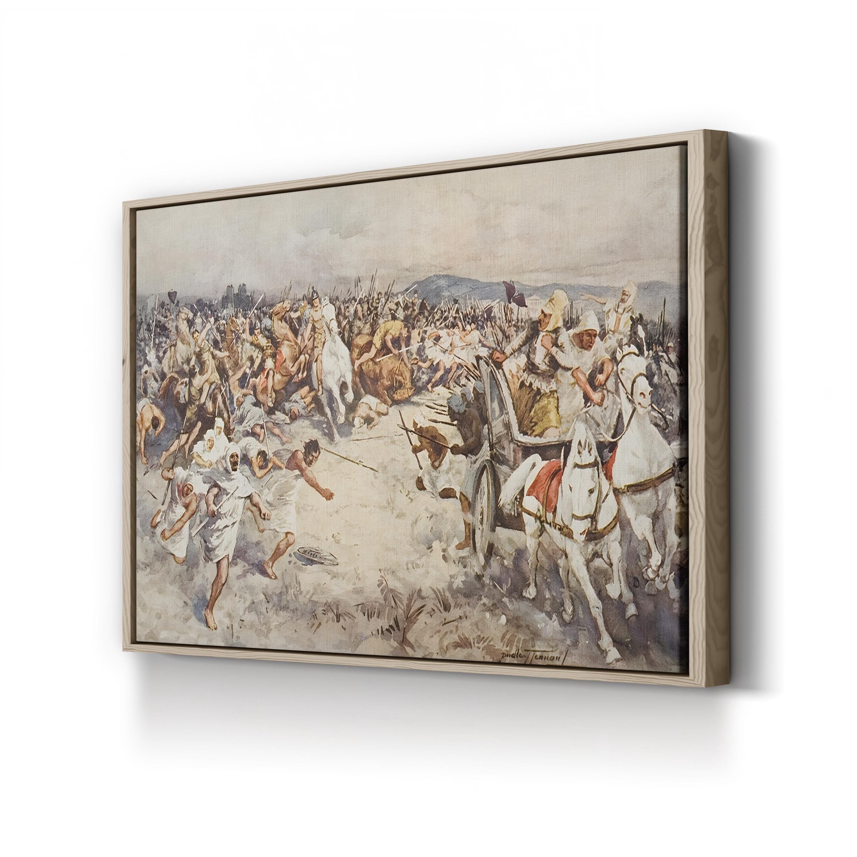 The Battle of Issus Wall Art by Dudley Tennant