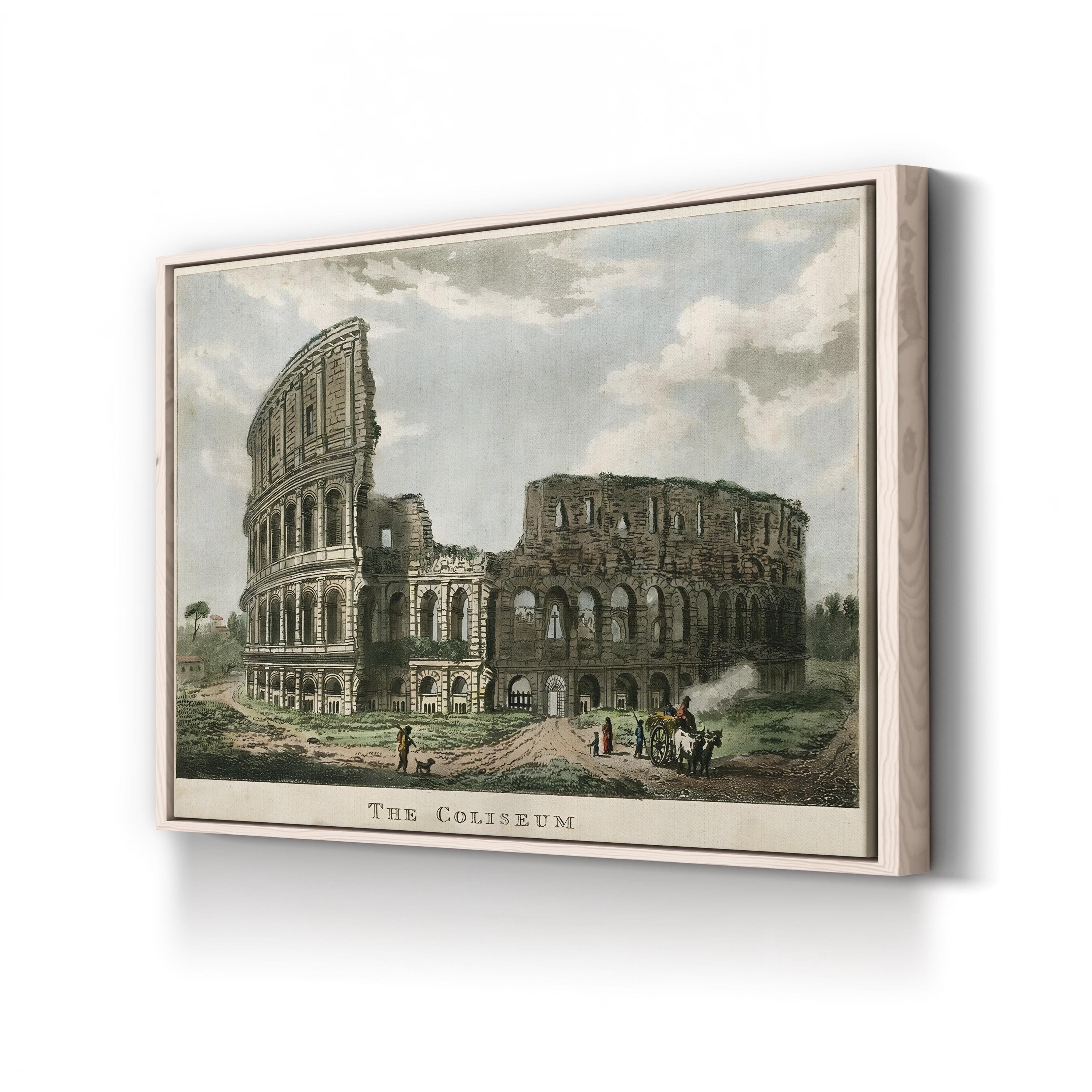 The Coliseum – Vintage Roman Architecture Wall Art by Merigot