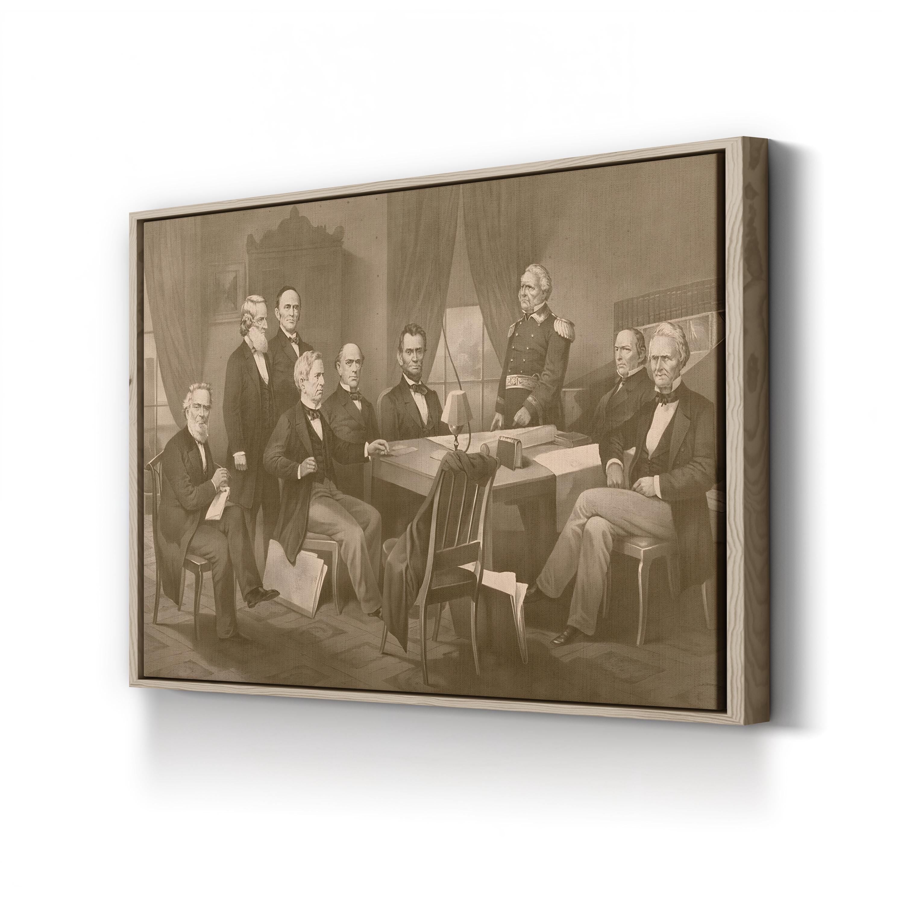 Abraham Lincoln and Cabinet Civil War Wall Art