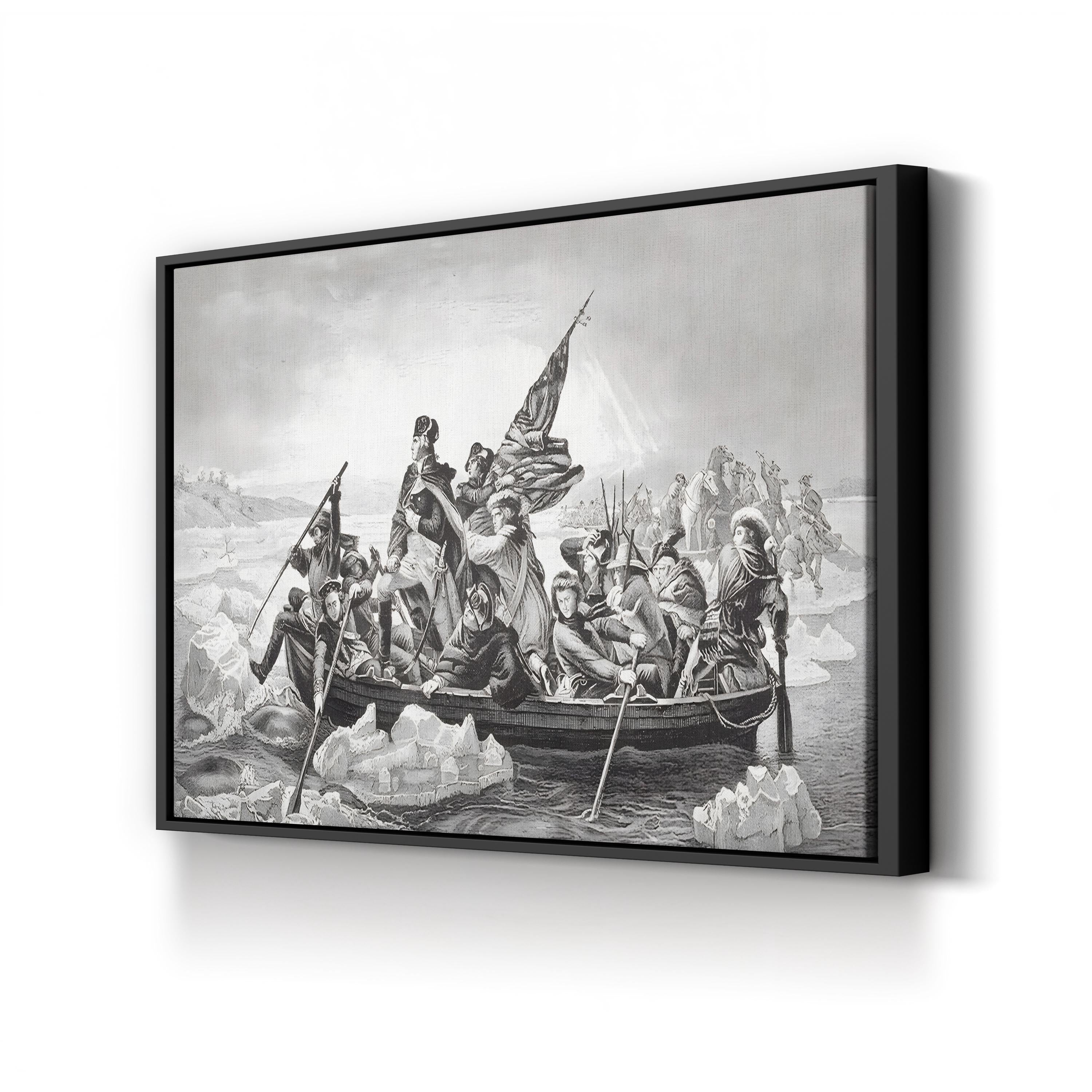 Washington Crossing the Delaware – Emanuel Leutze Wall Art | Revolutionary War Canvas Print