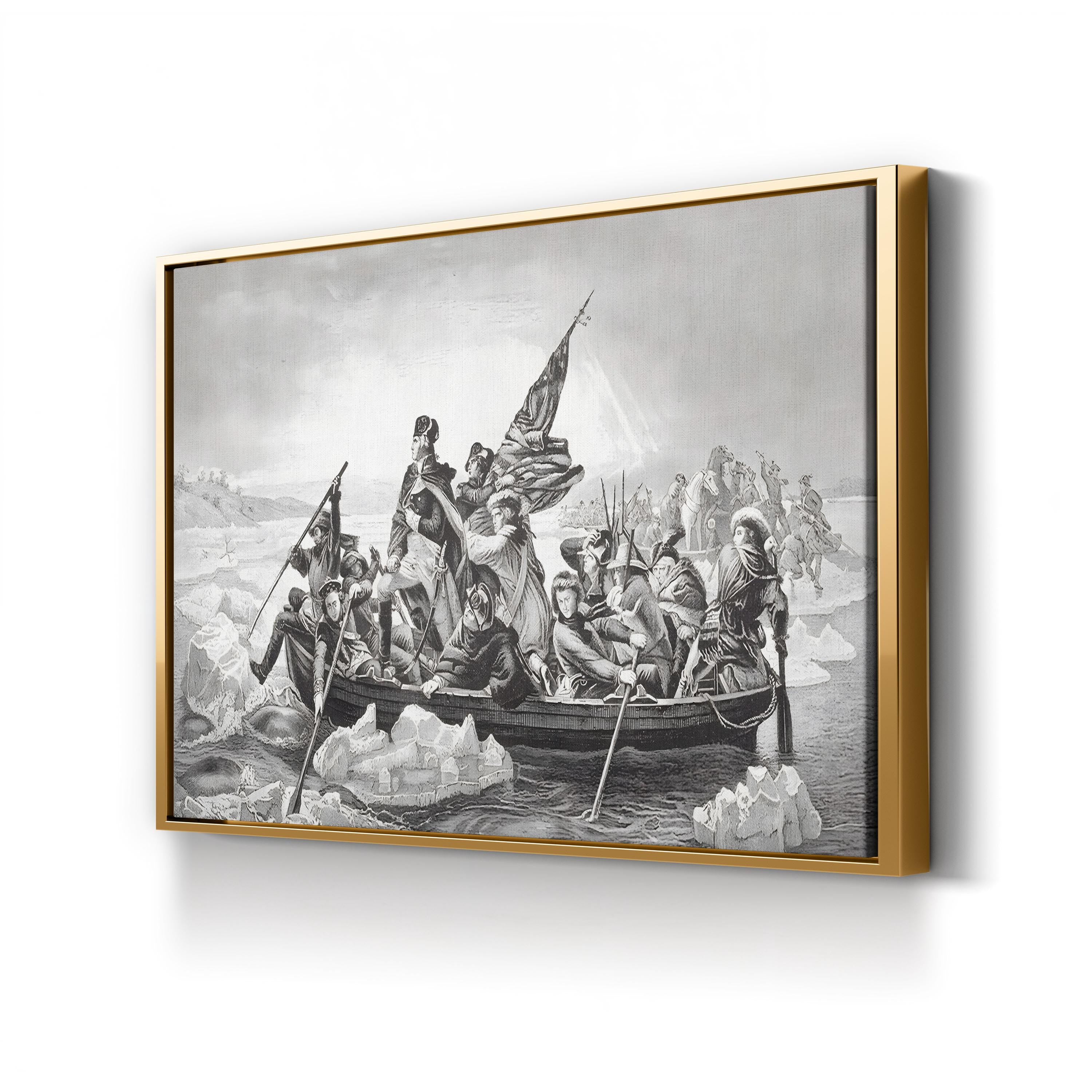 Washington Crossing the Delaware – Emanuel Leutze Wall Art | Revolutionary War Canvas Print