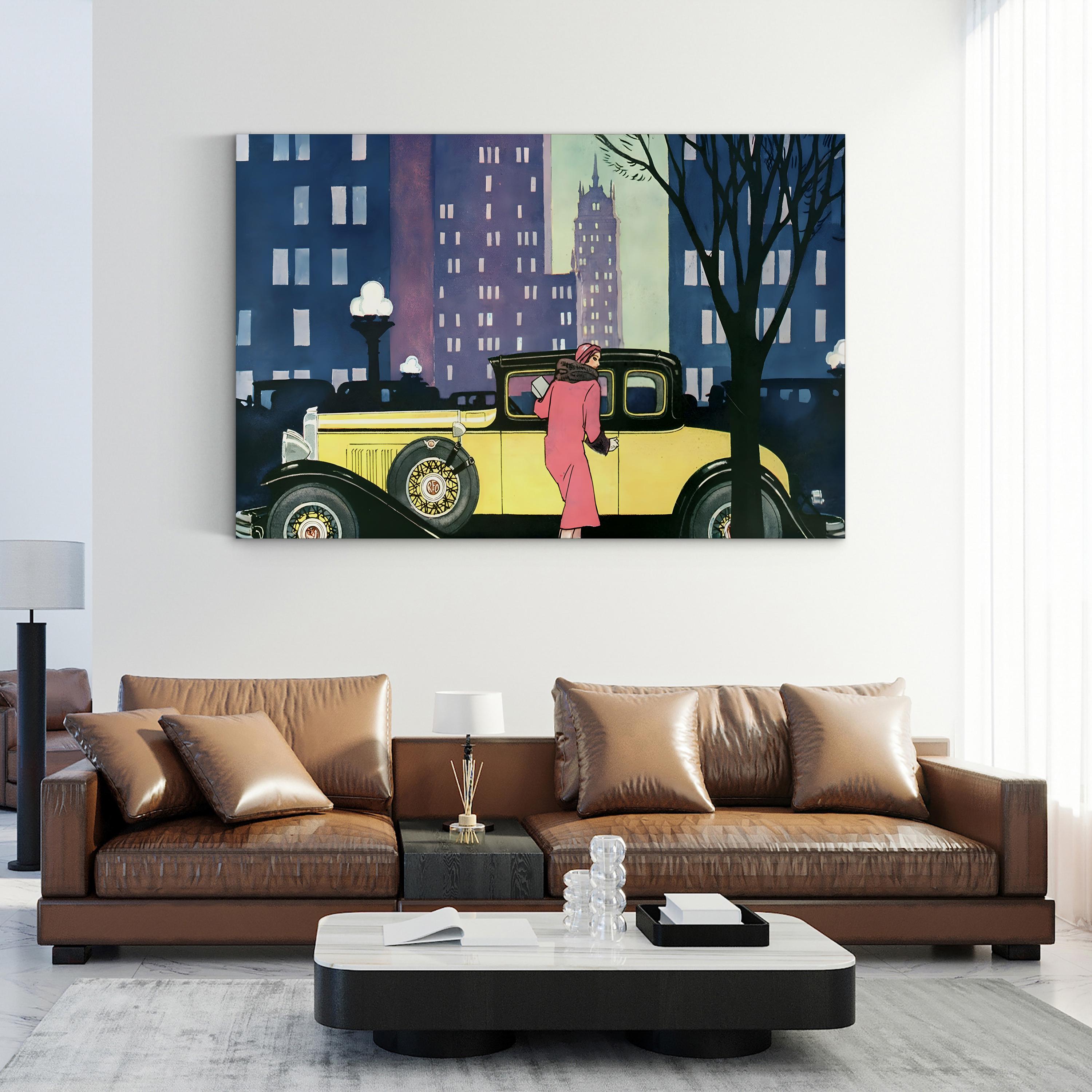 1930s REO Magazine Advertisement Wall Art – Vintage American Automotive Illustration Print