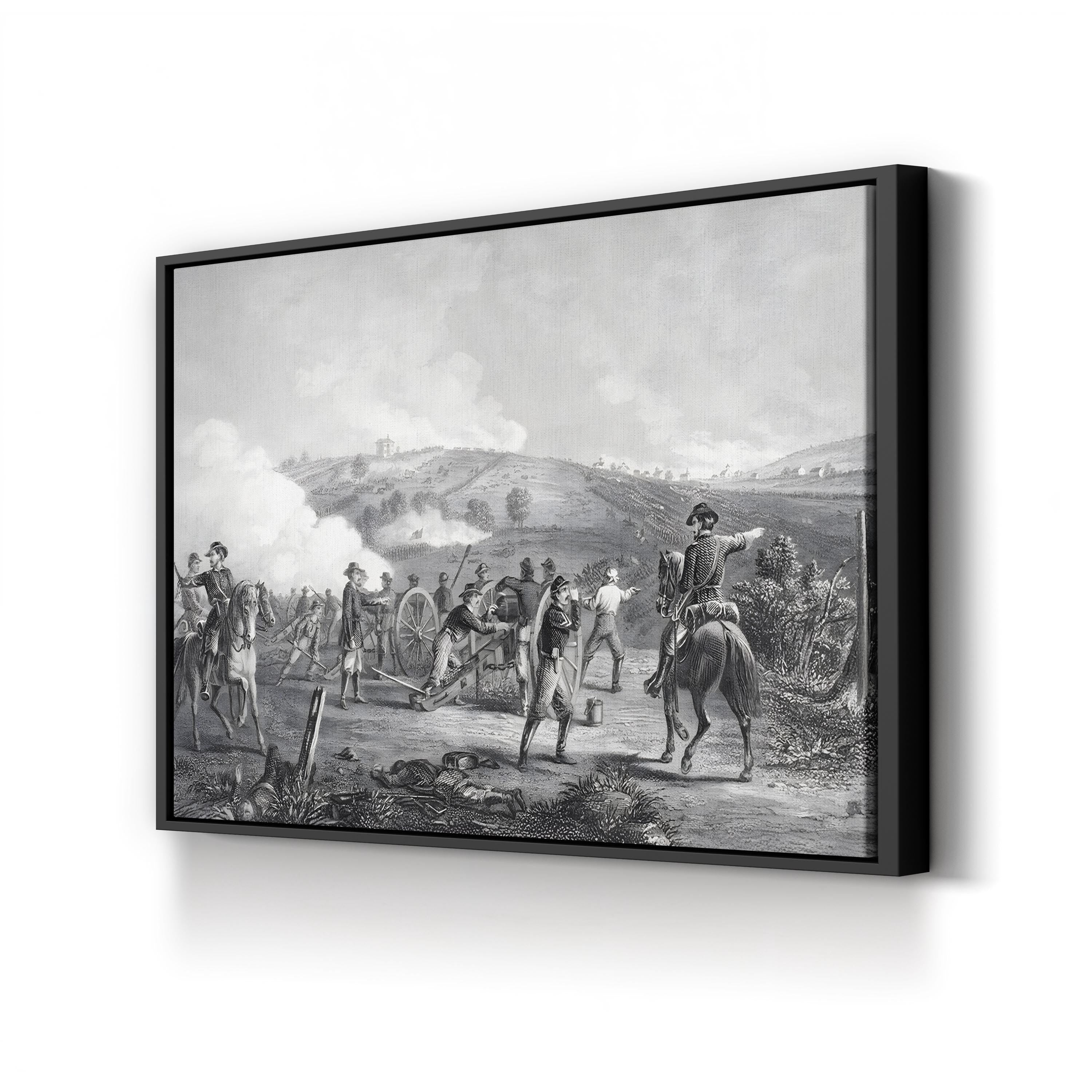Battle of Gettysburg, Pennsylvania 1863 Wall Art — J. R. Chapin Civil War Illustration