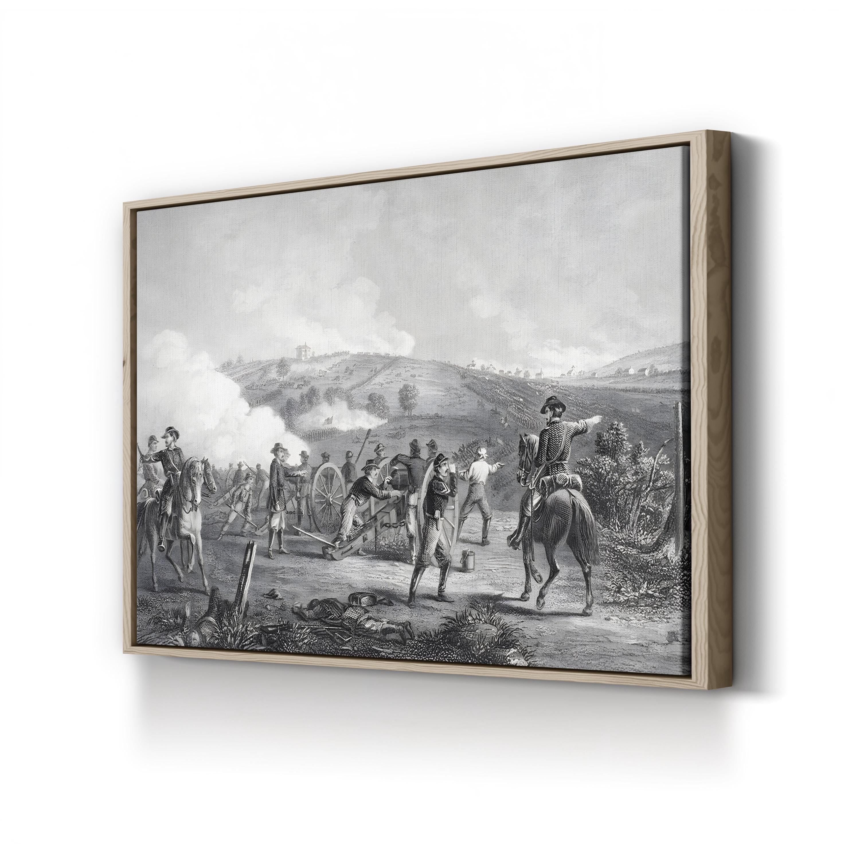 Battle of Gettysburg, Pennsylvania 1863 Wall Art — J. R. Chapin Civil War Illustration