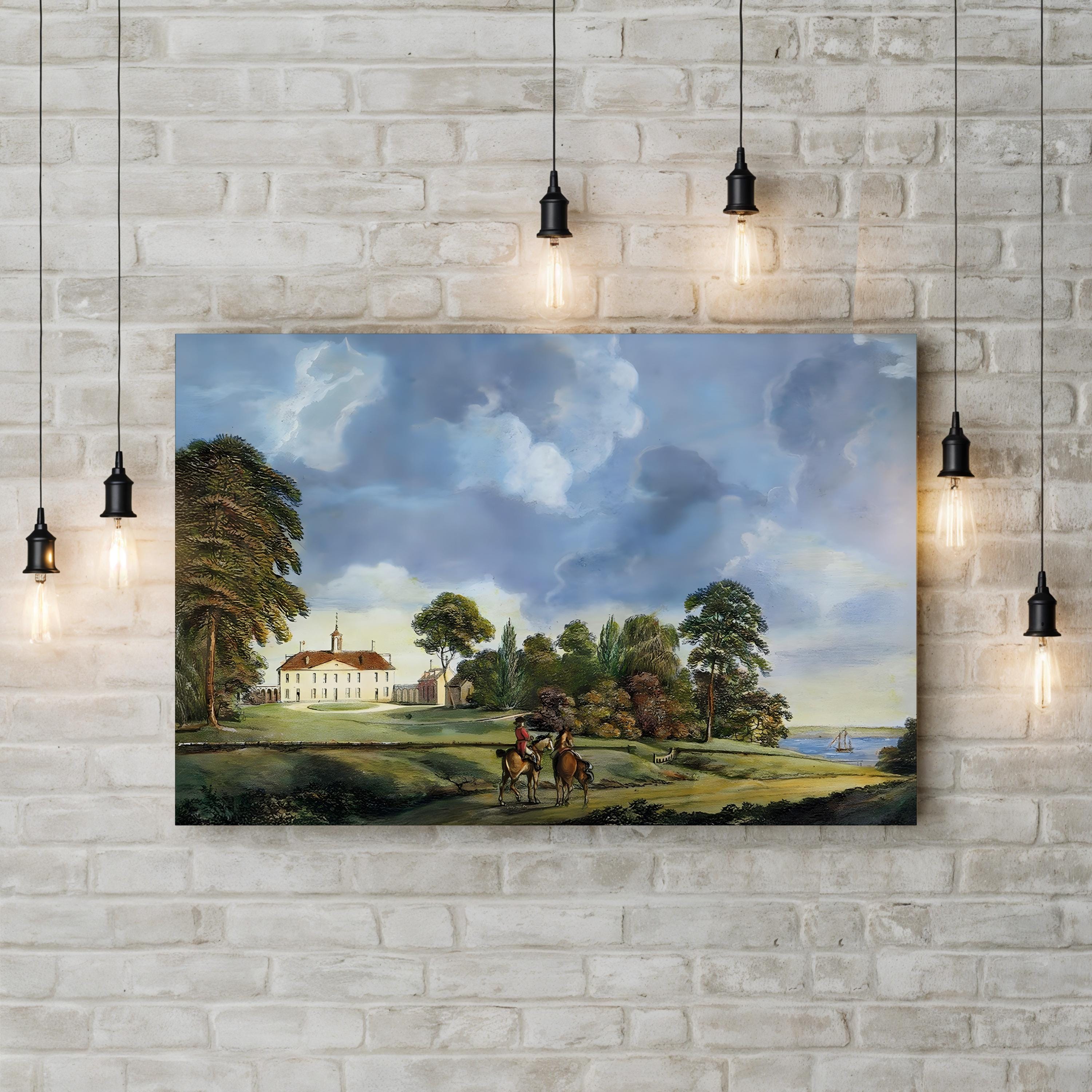 Mount Vernon, 1798 — George Washington’s Estate, Virginia, USA Wall Art by George Isham Parkyns