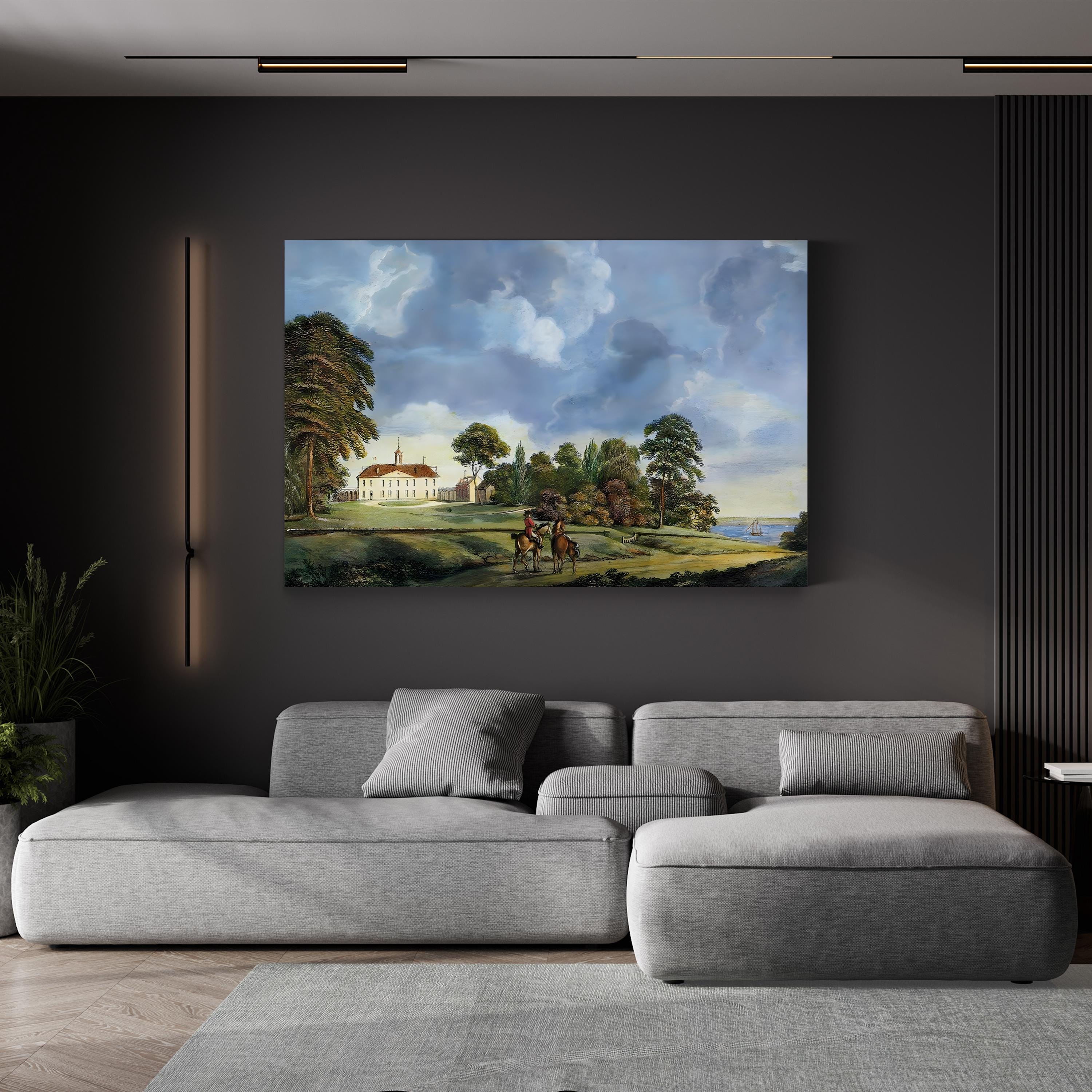 Mount Vernon, 1798 — George Washington’s Estate, Virginia, USA Wall Art by George Isham Parkyns