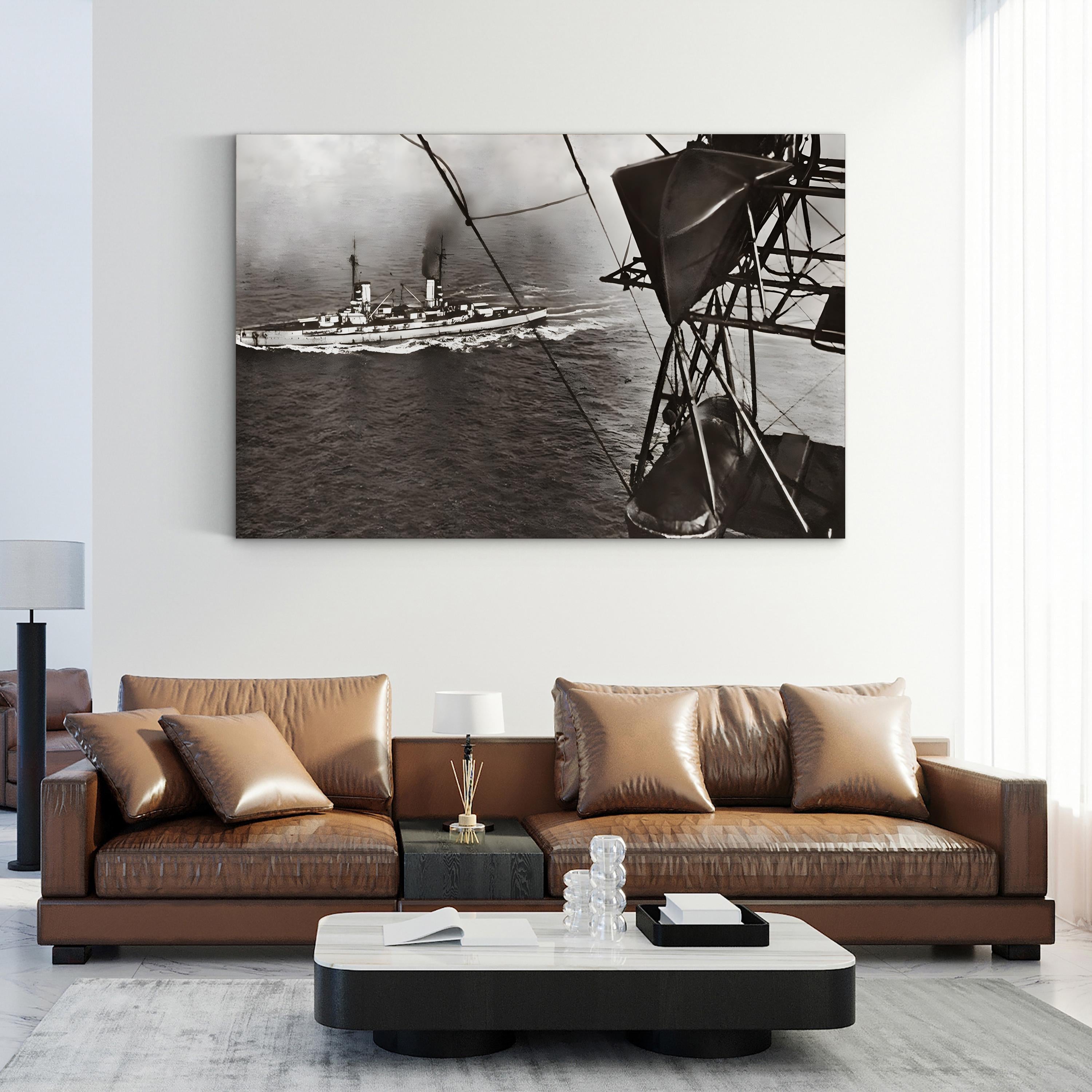German Imperial Navy Surrender, 1918 – Vintage Photography Wall Art | WWI Naval Canvas Print