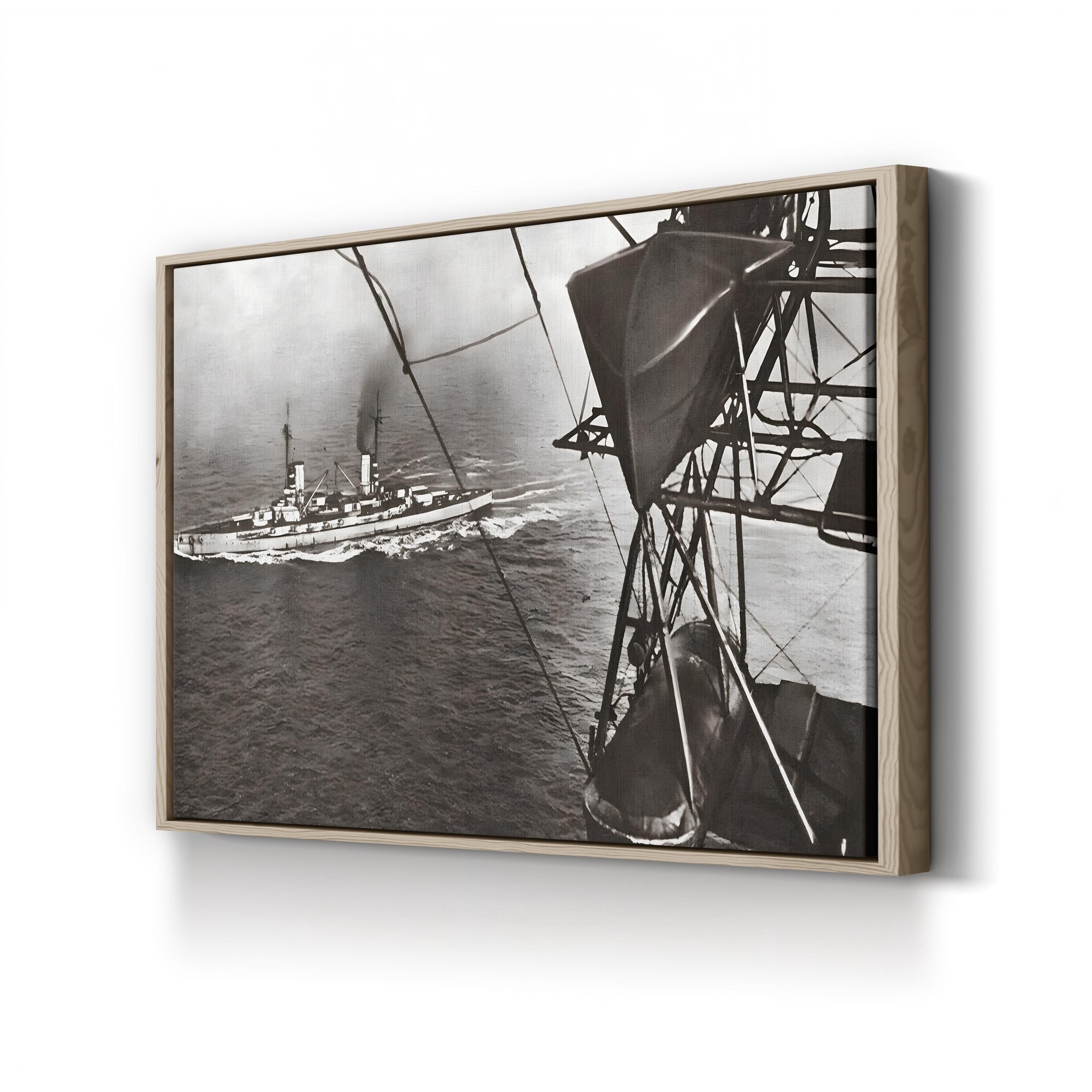 German Imperial Navy Surrender, 1918 – Vintage Photography Wall Art | WWI Naval Canvas Print